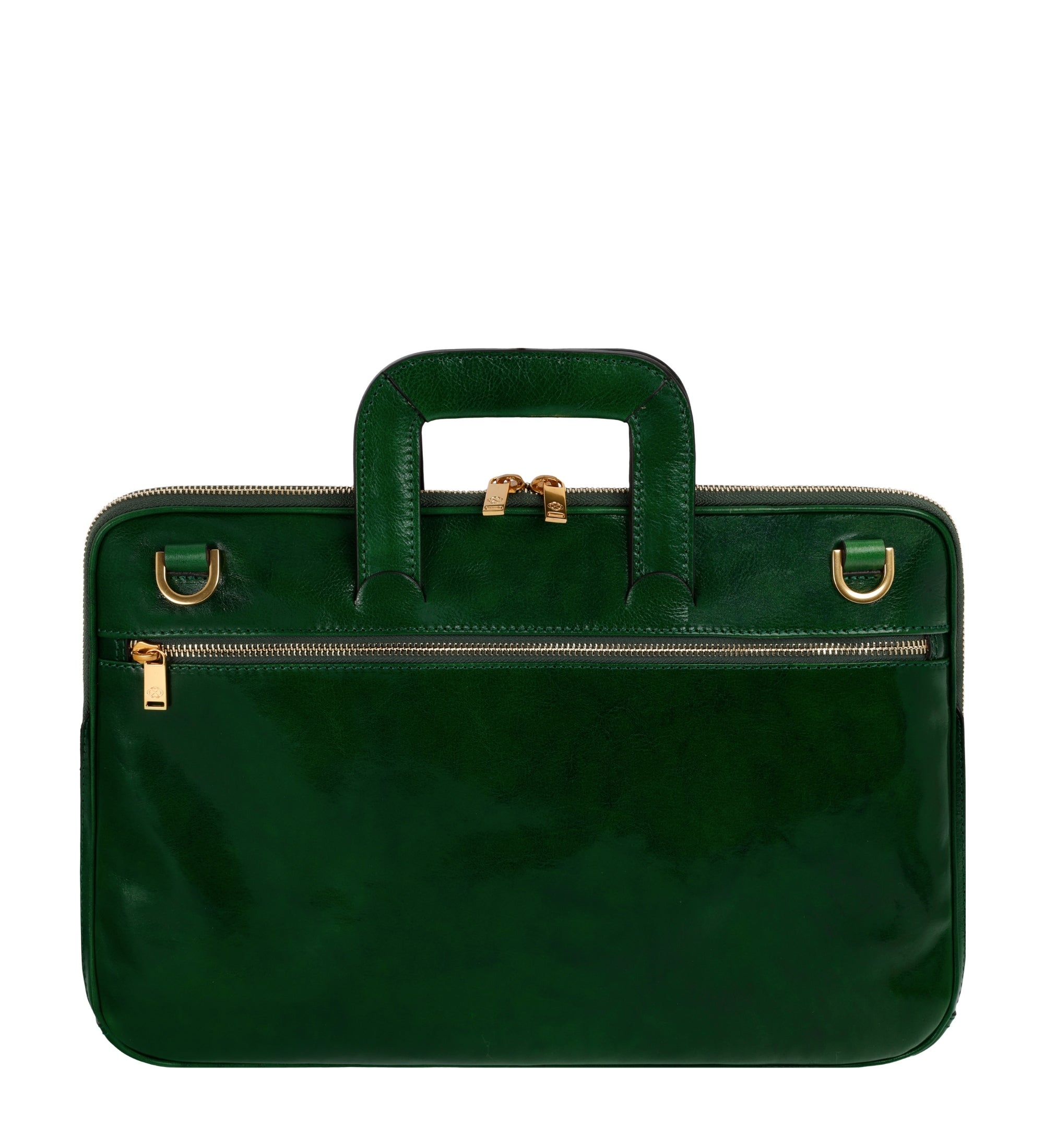 Womens Leather Briefcase Laptop Bag - Brave New World