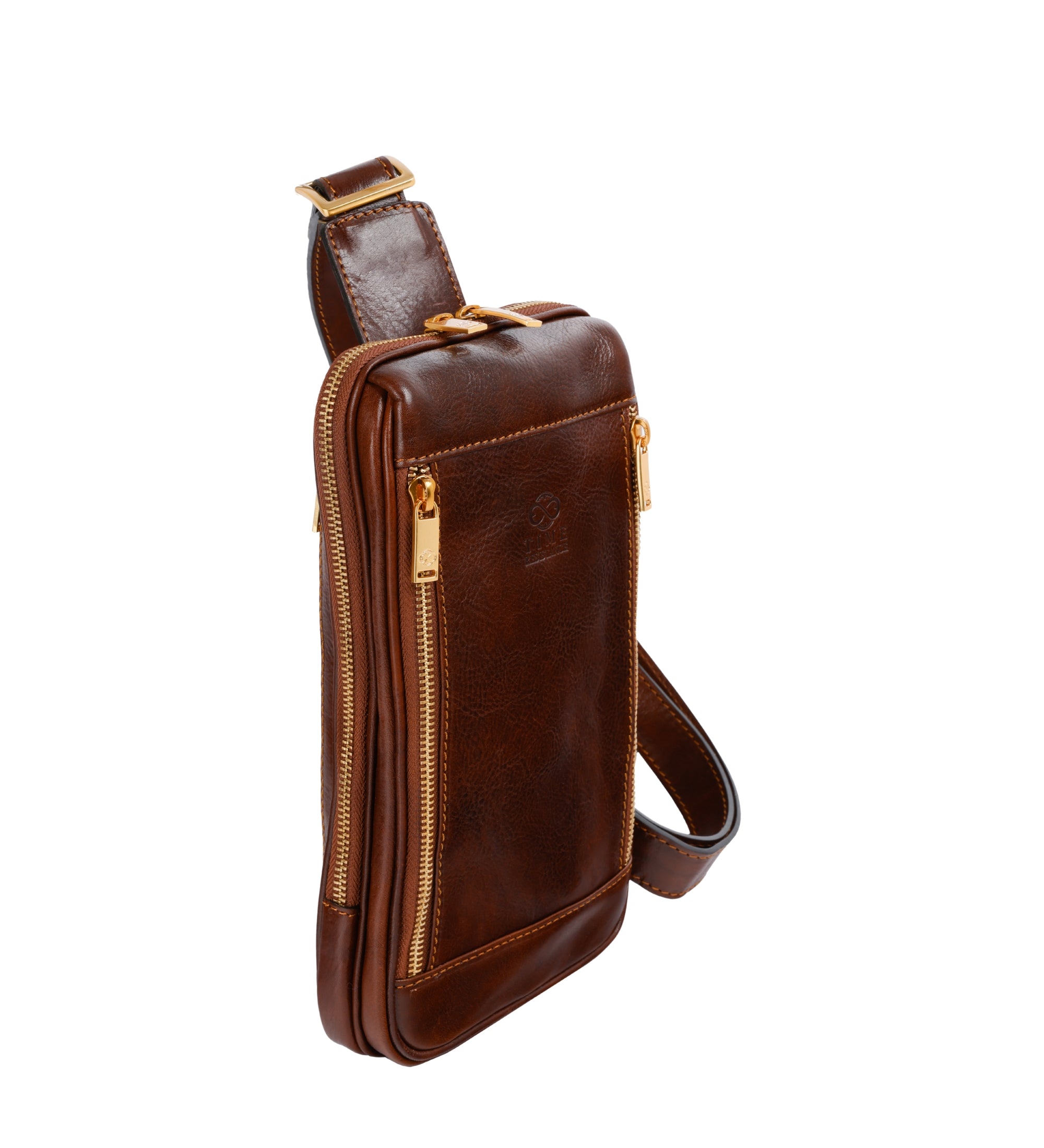 Leather Sling Bag Chest Bag - Kim