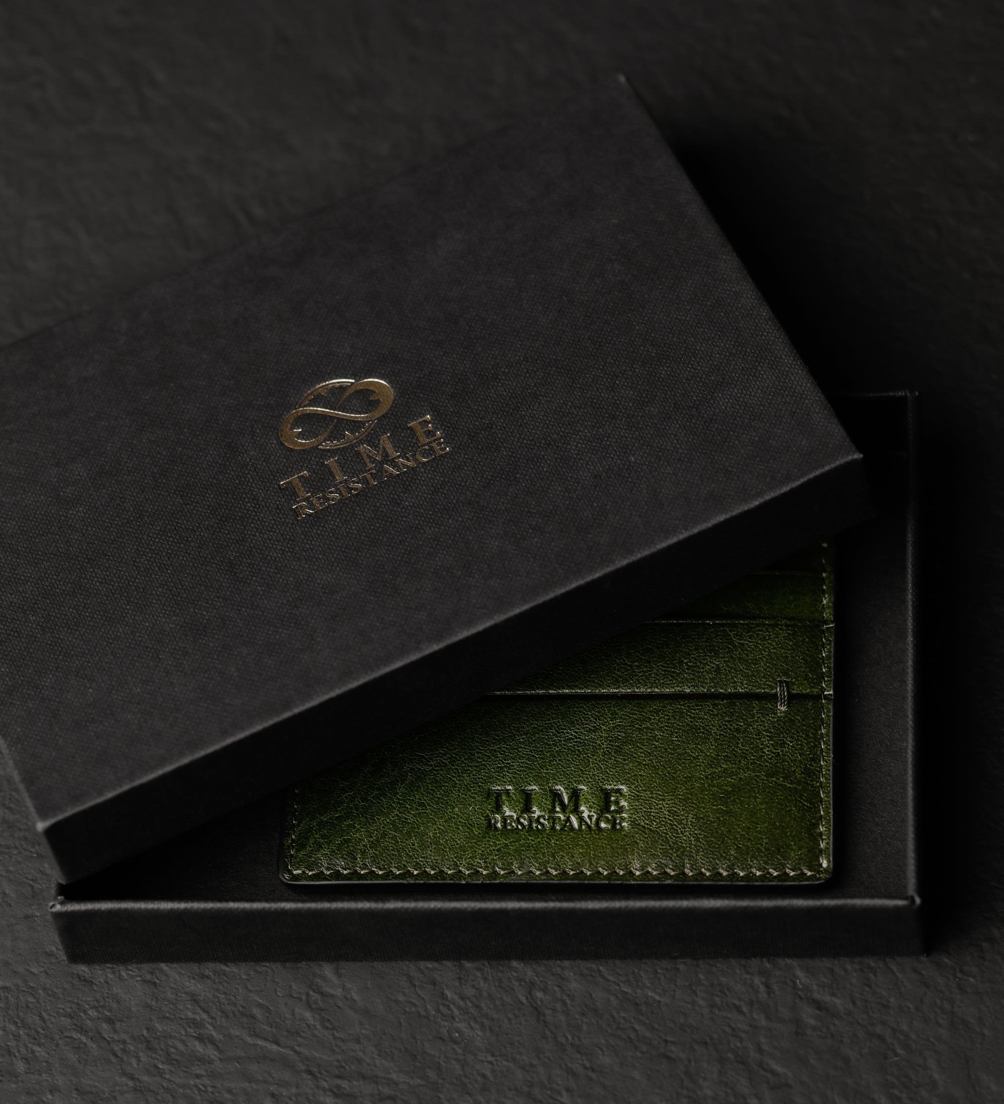 Womens Leather Credit Card Case Business Card Case - Fireflies