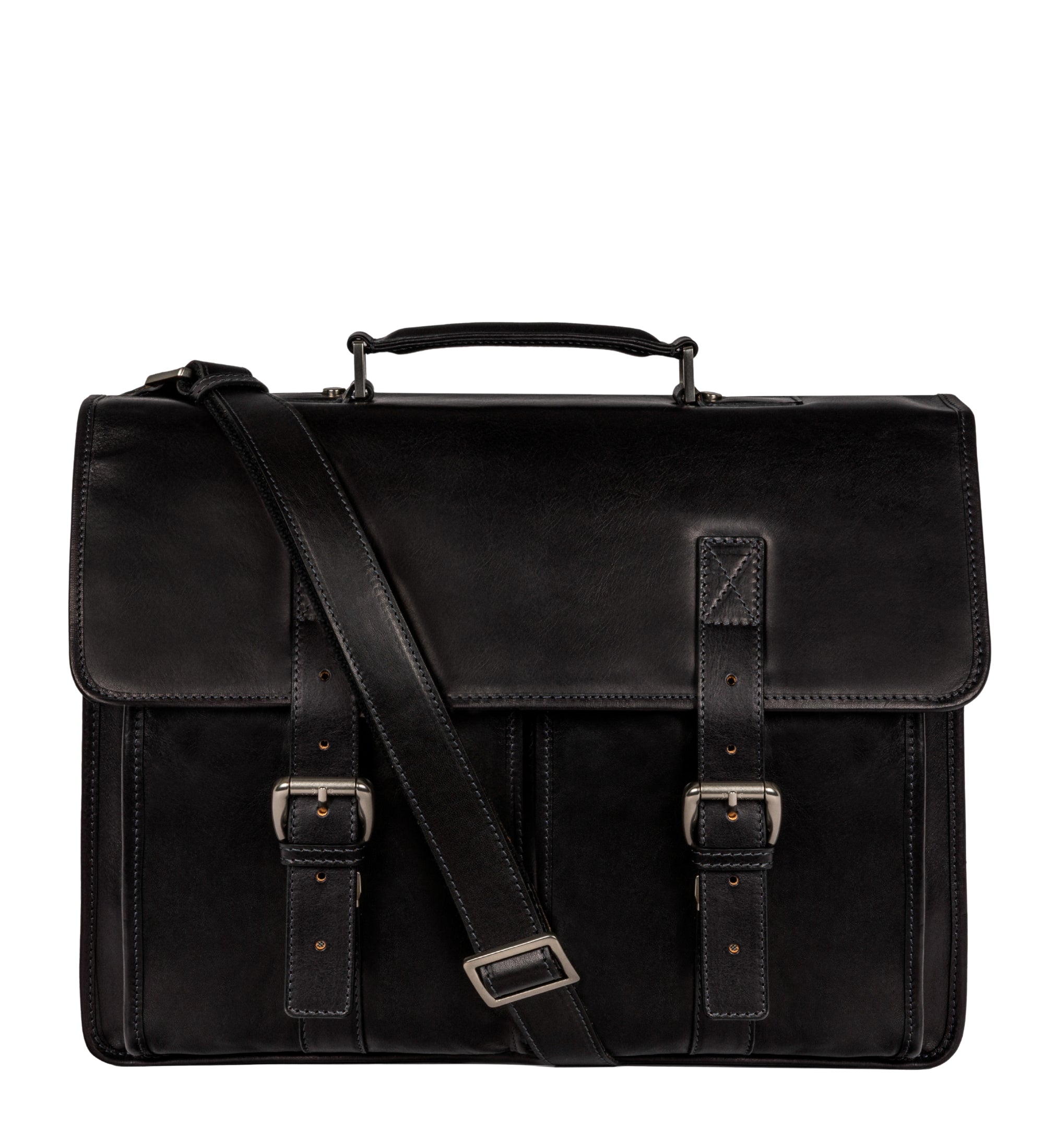 Leather Satchel Bag - The Time Machine