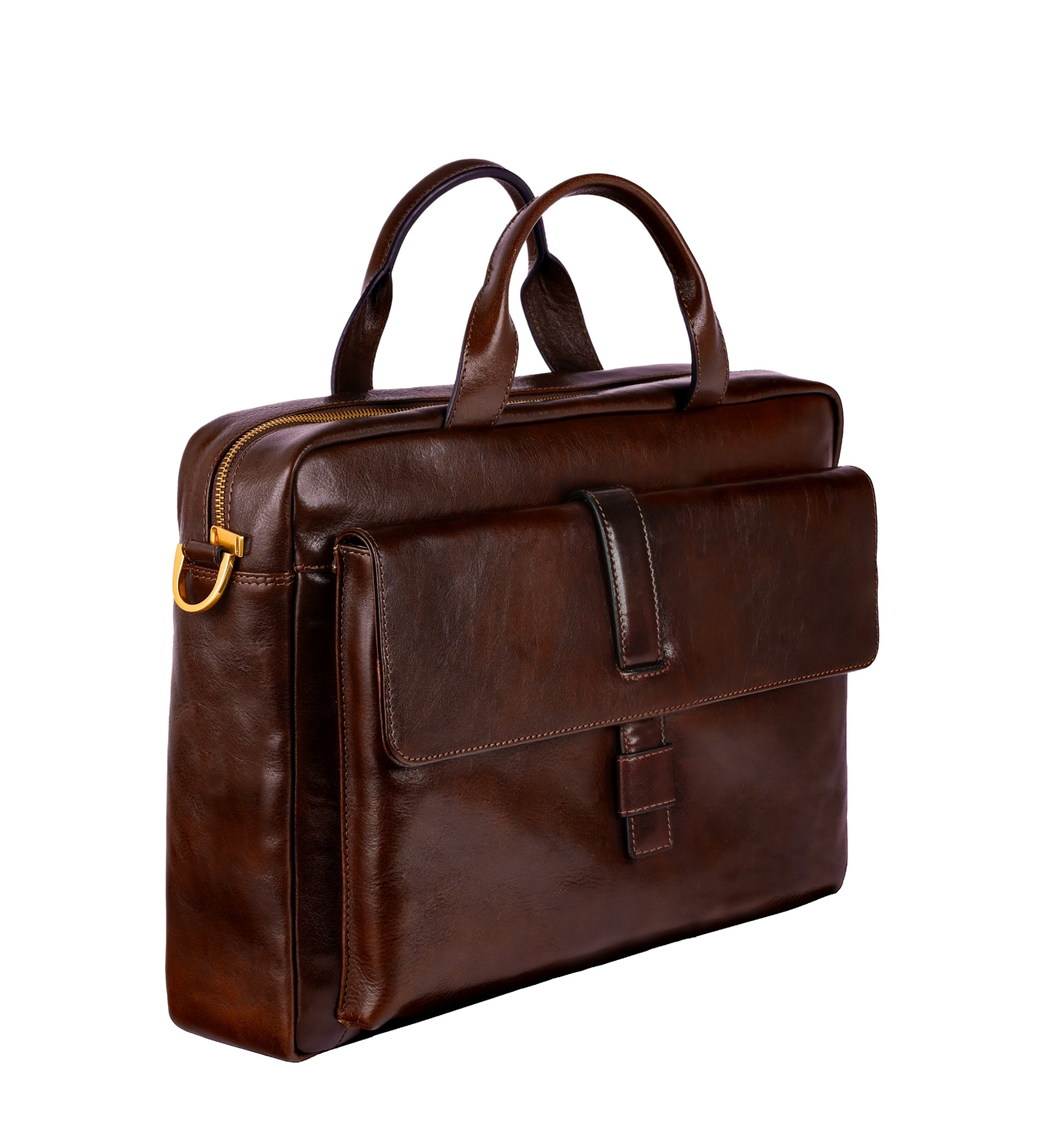 Large Leather Briefcase Laptop Bag for Women - The Chateau