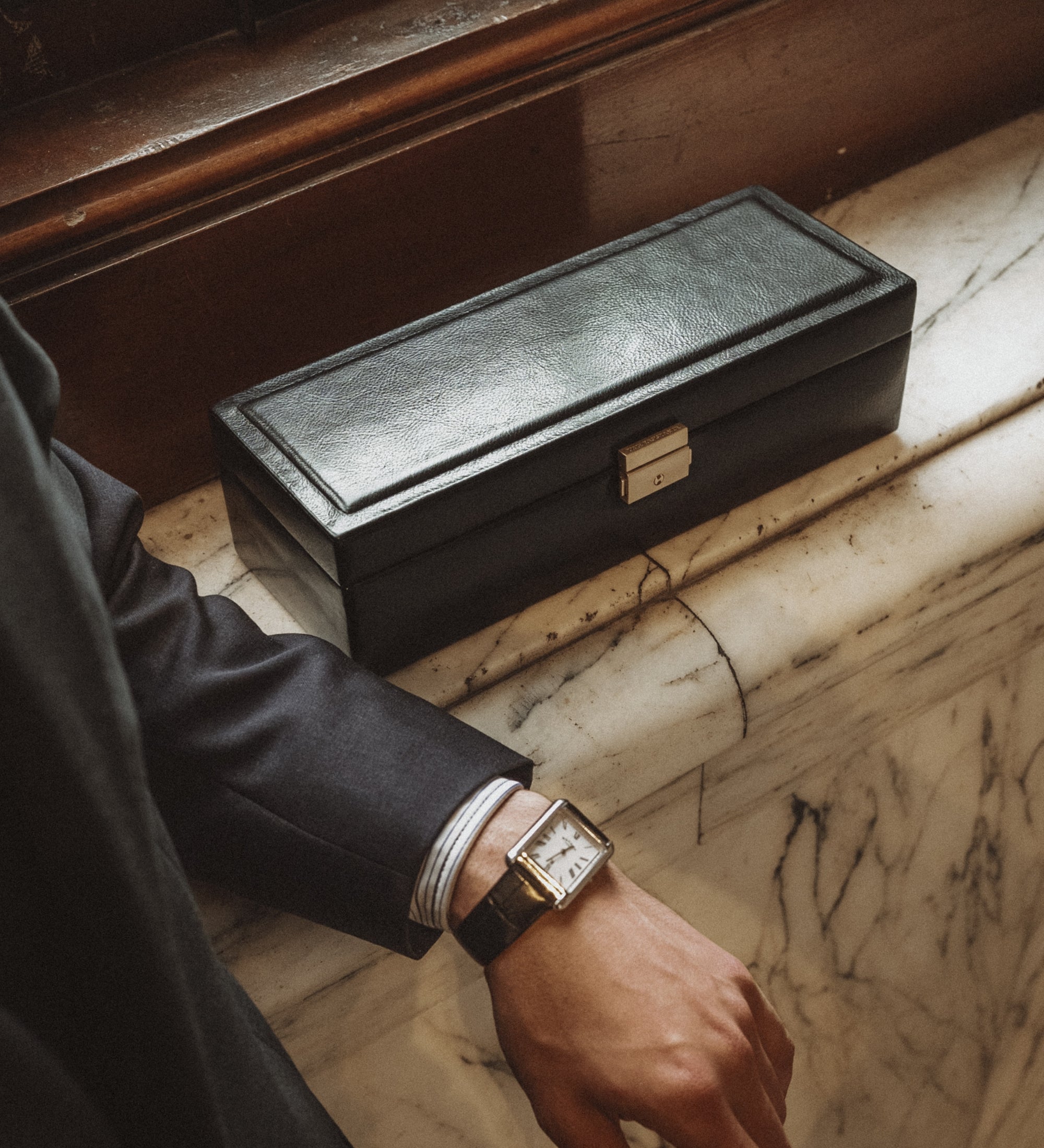 Leather Watch Box, Watch Organizer - Herzog
