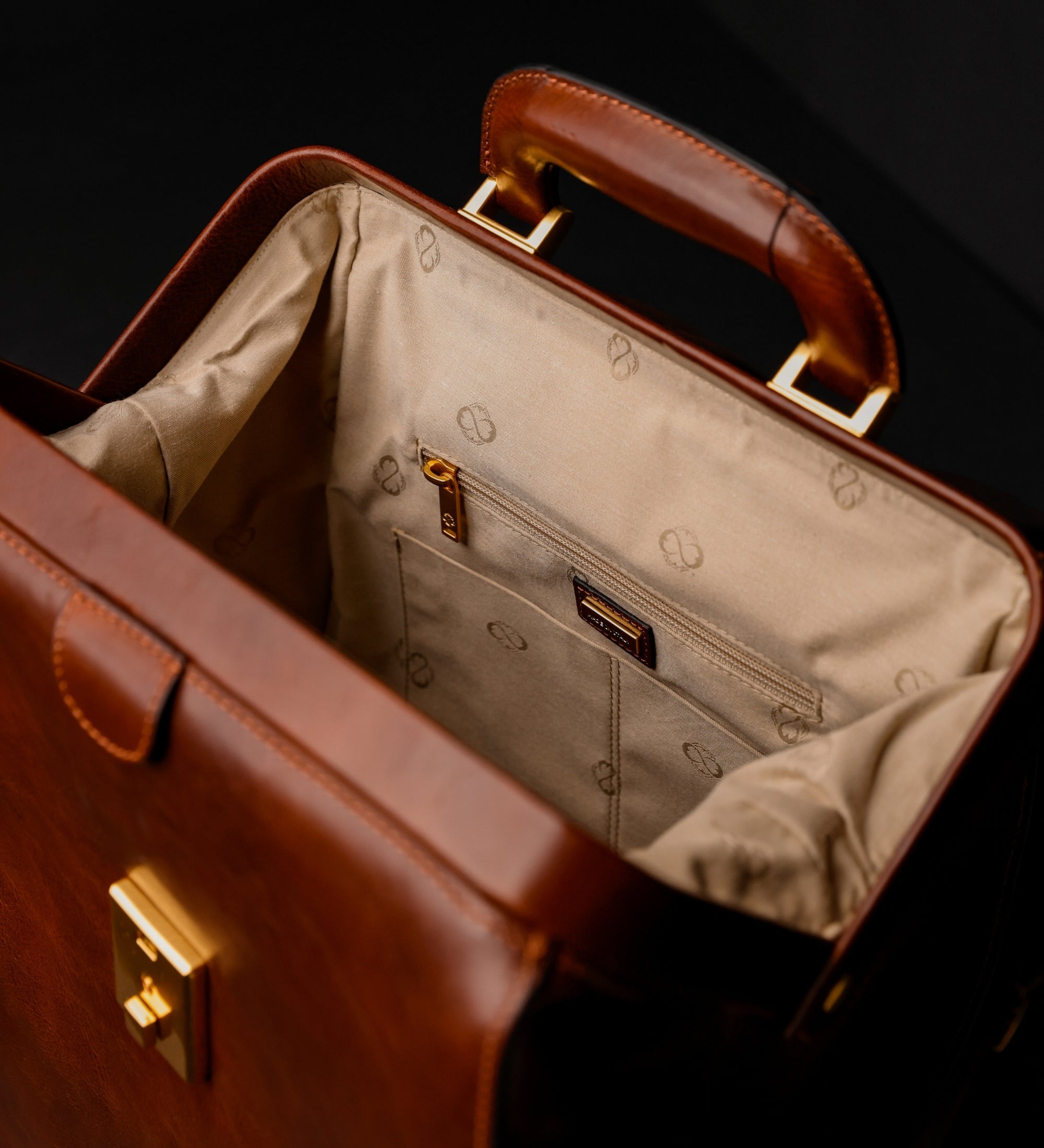 Leather Backpack - A Brief Story of Time