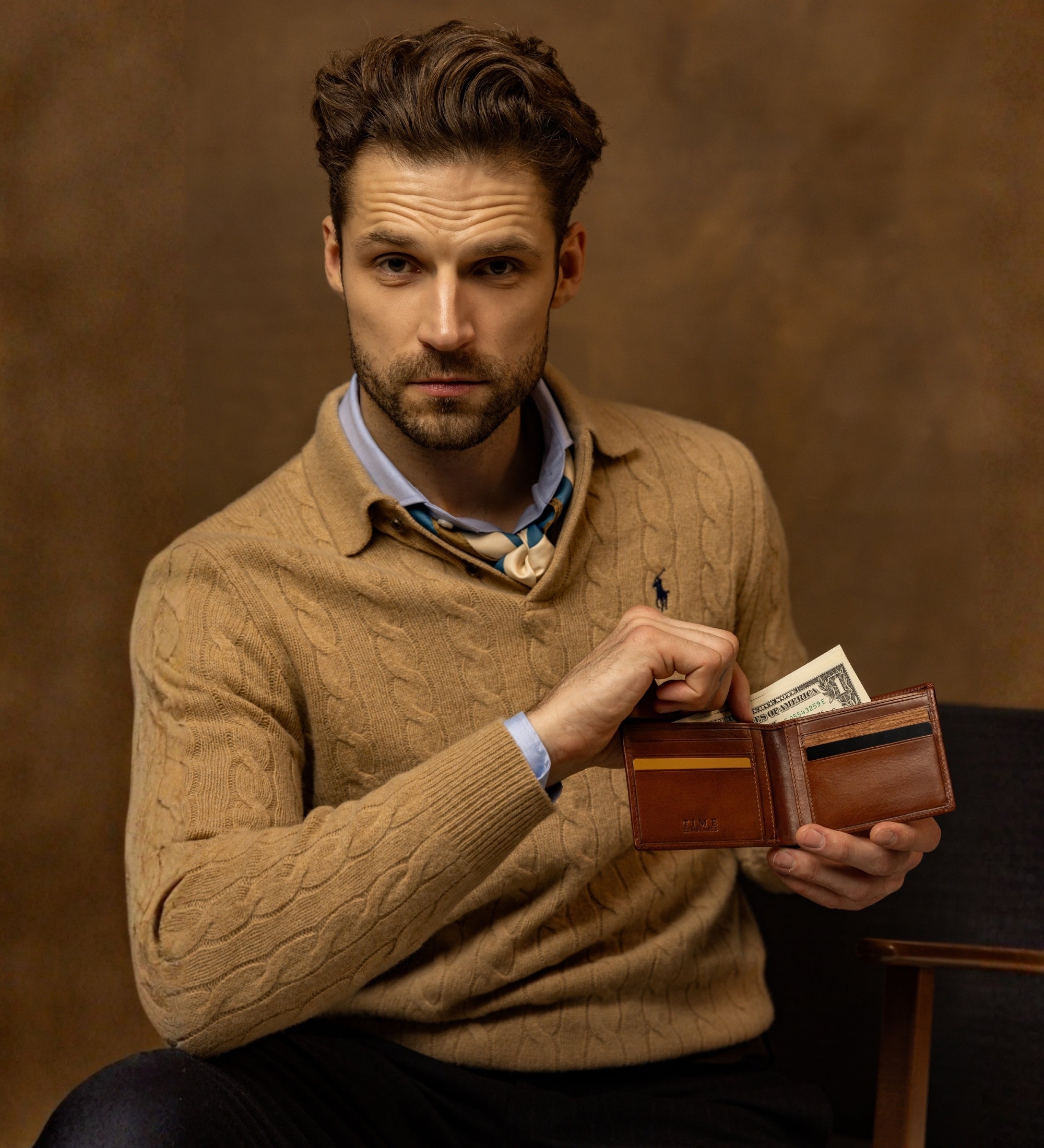 Leather Bifold Wallet - The Getaway