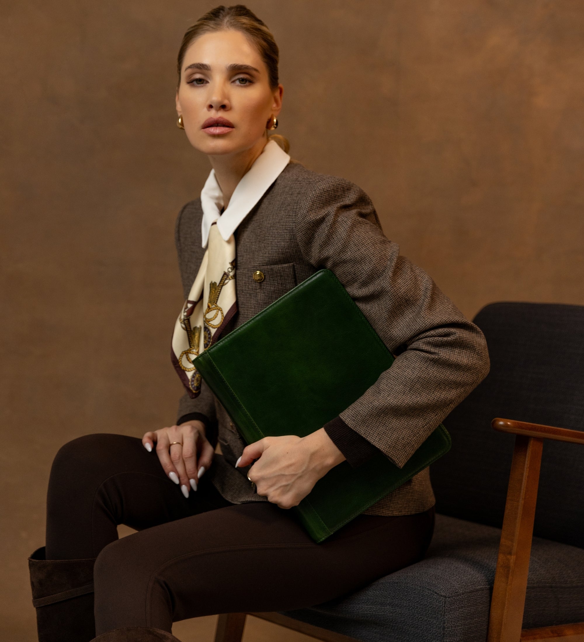 Leather Portfolio for Women - Something Fresh