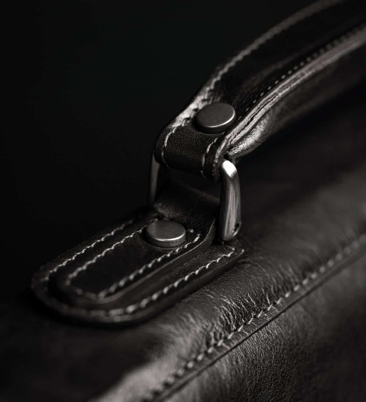 Leather Briefcase Laptop Bag - Illusions