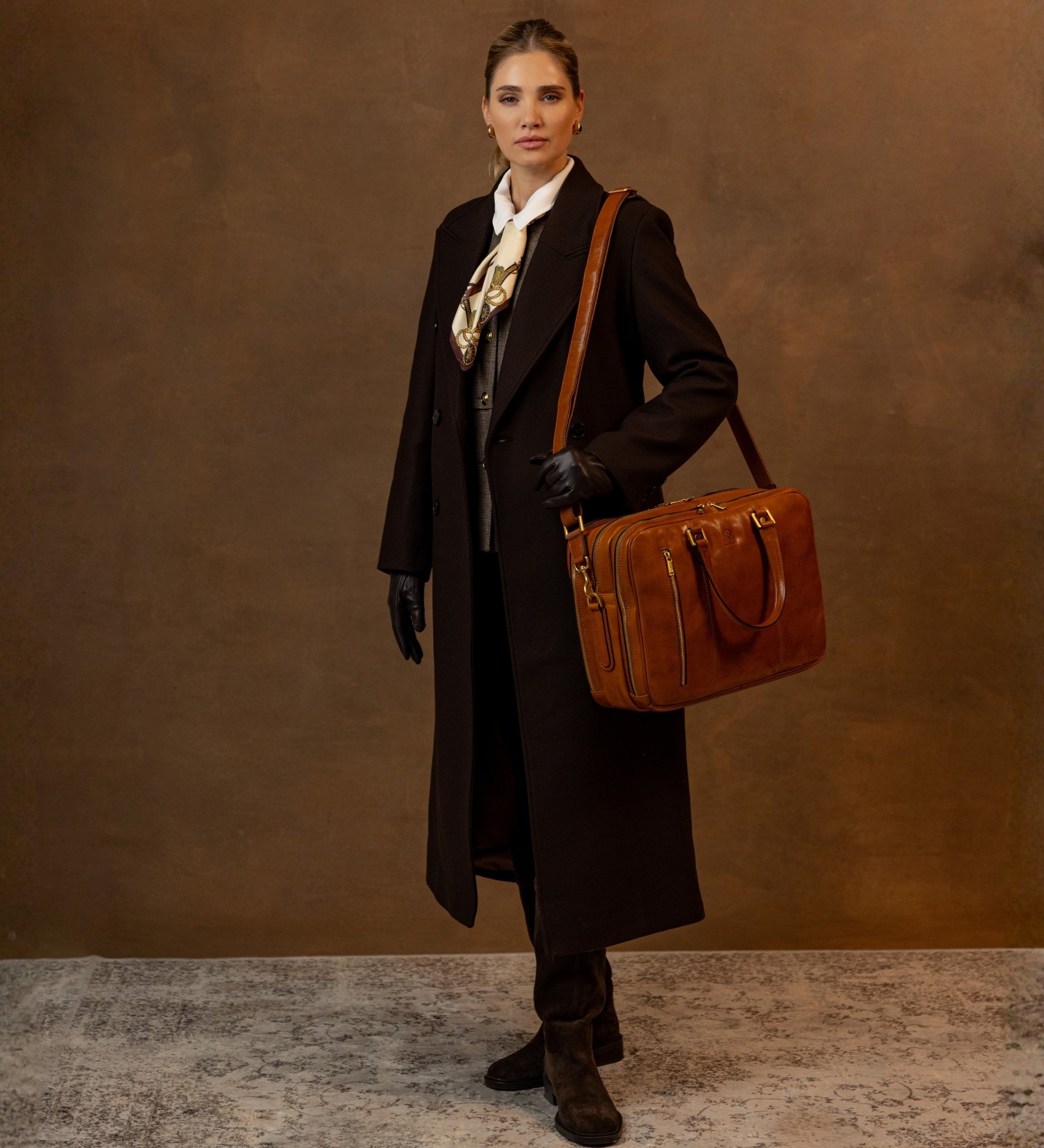 Womens Leather Convertible Bag Backpack - A Farewell to Arms