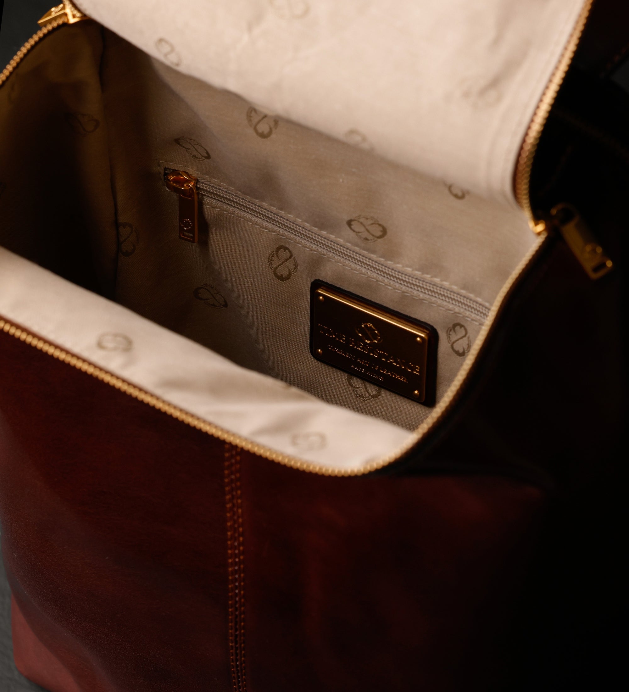 Leather Backpack - A Bend in the River