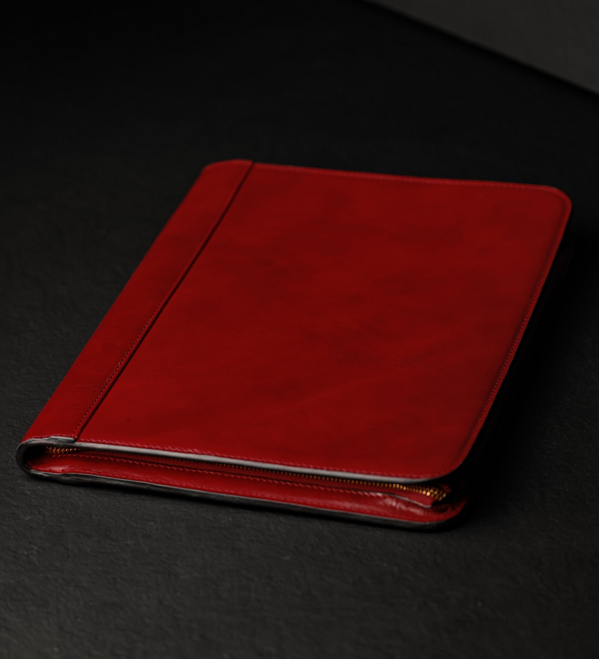 Womens Leather A4 Documents Folder Organizer - Candide