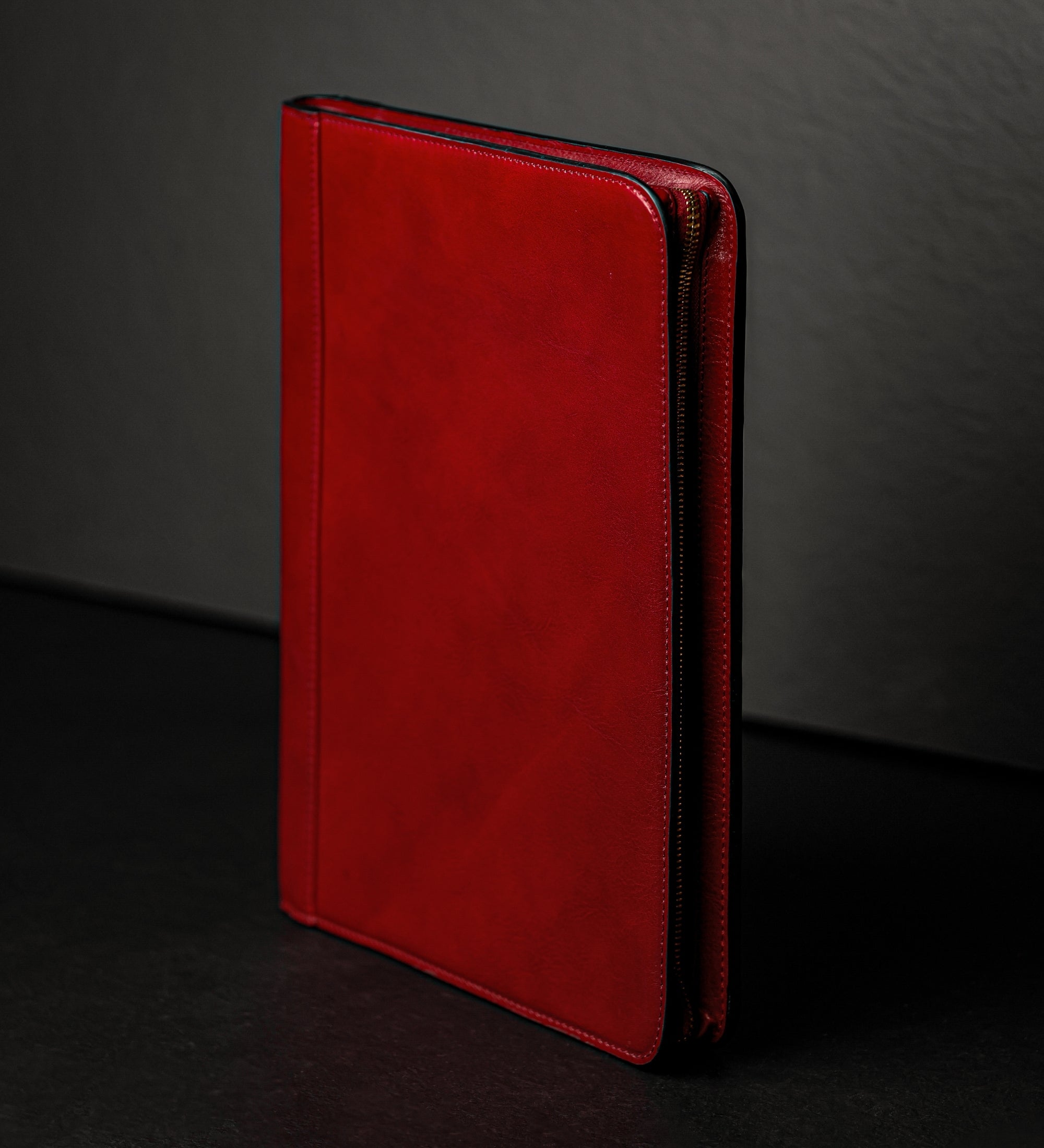 Womens Leather A4 Documents Folder Organizer - Candide