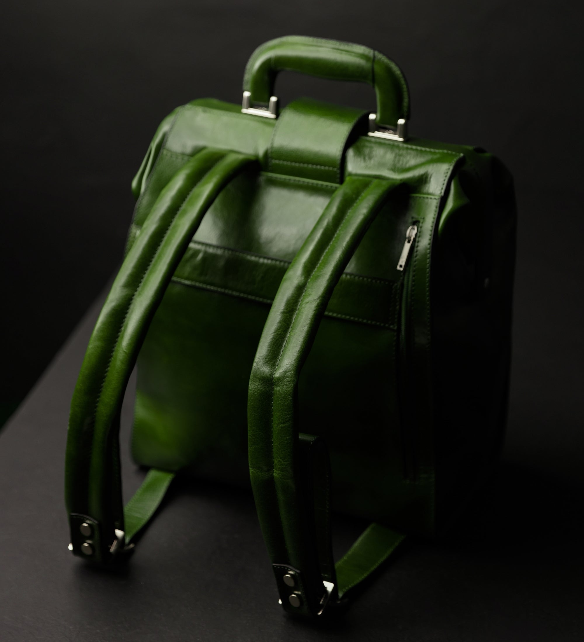 Leather Backpack - A Brief Story of Time