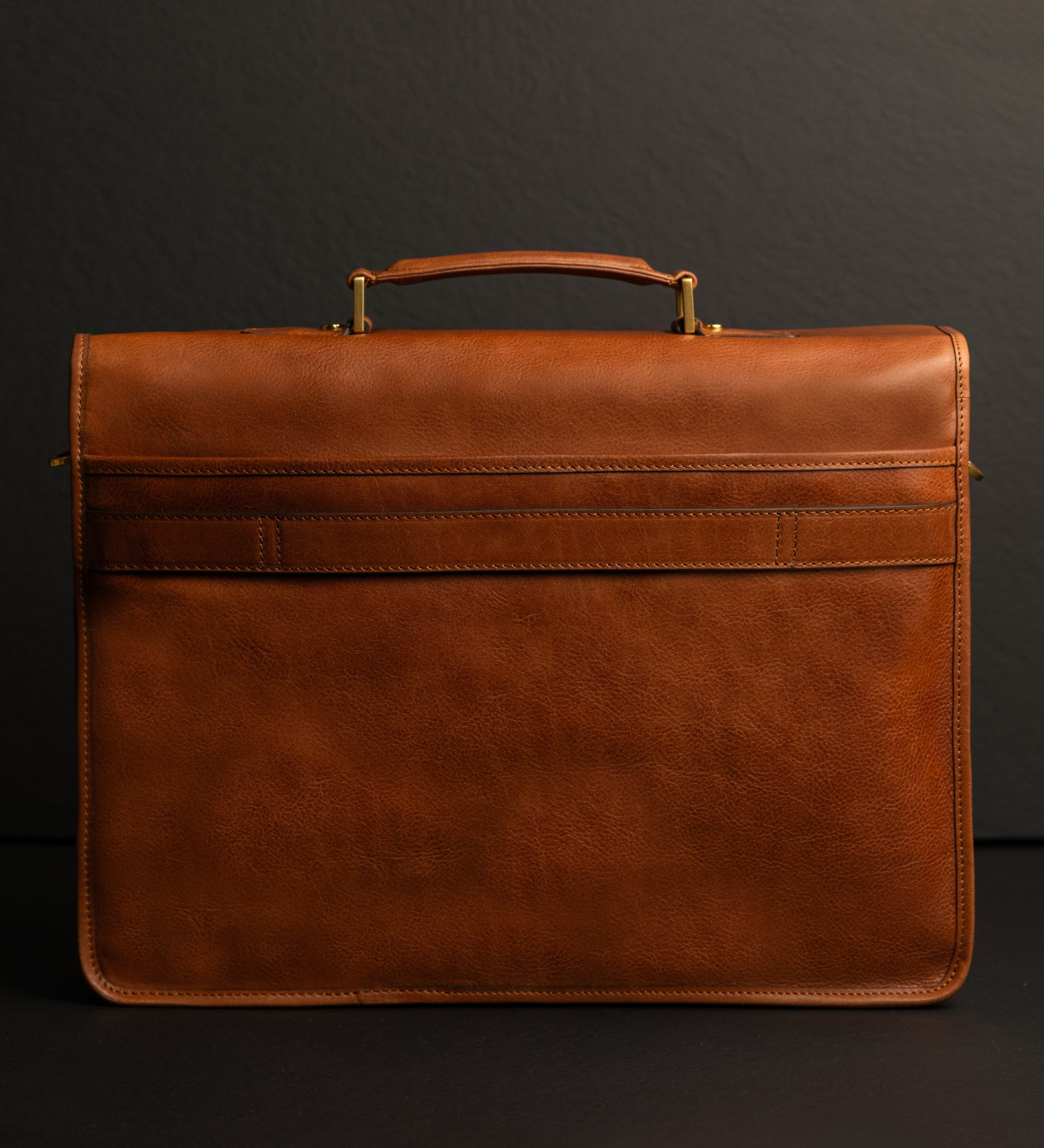 Leather Satchel Bag - The Time Machine