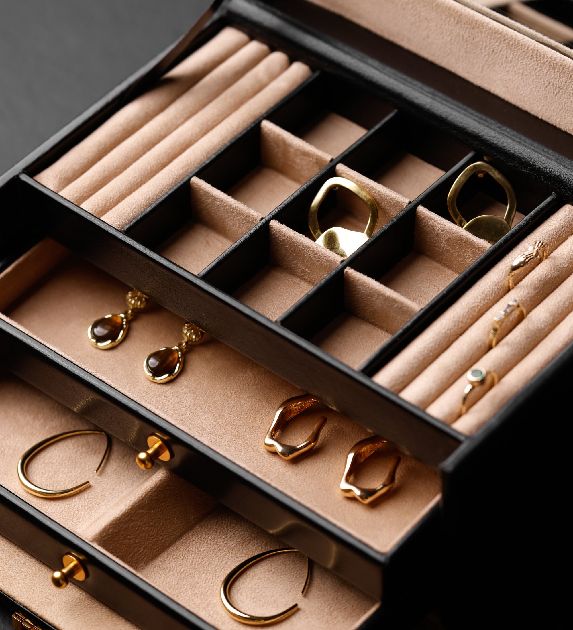 Leather Jewelry Box for Women - Beloved