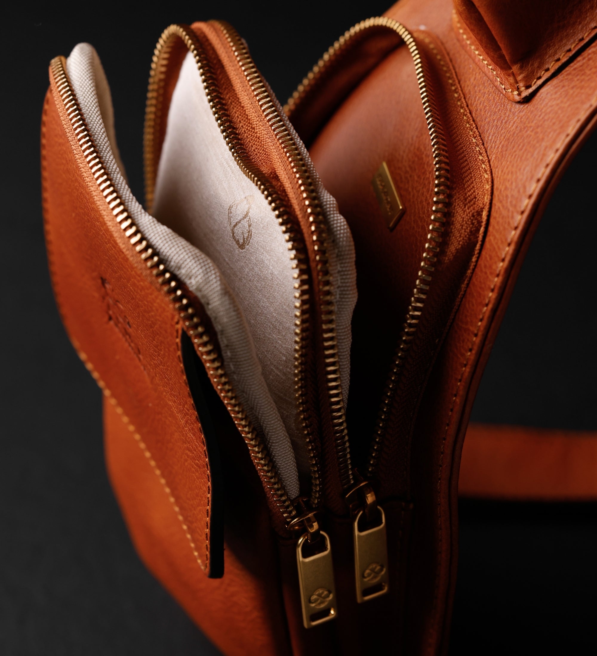 Leather Sling Bag Crossbody Bag - The Monk