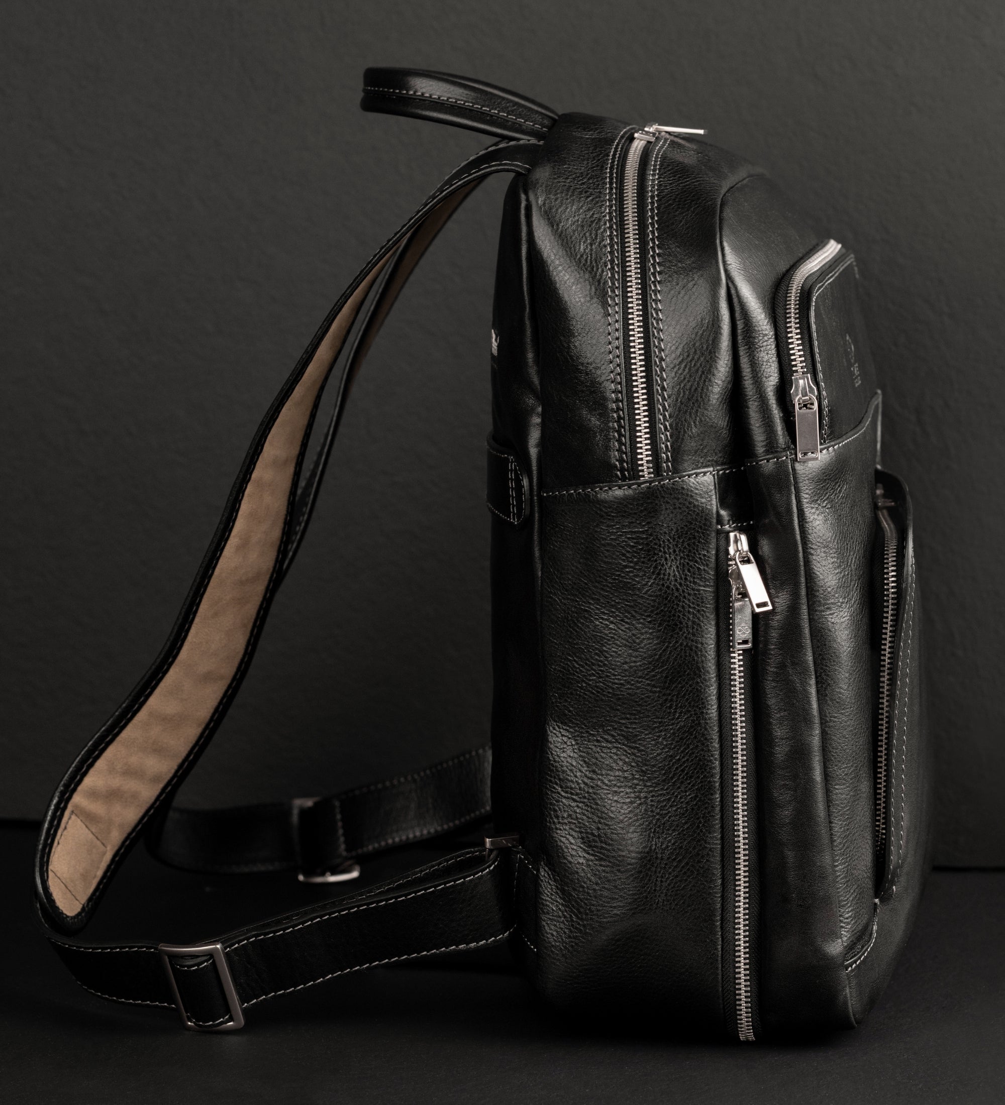 Large Leather Backpack - L.A. Confidential