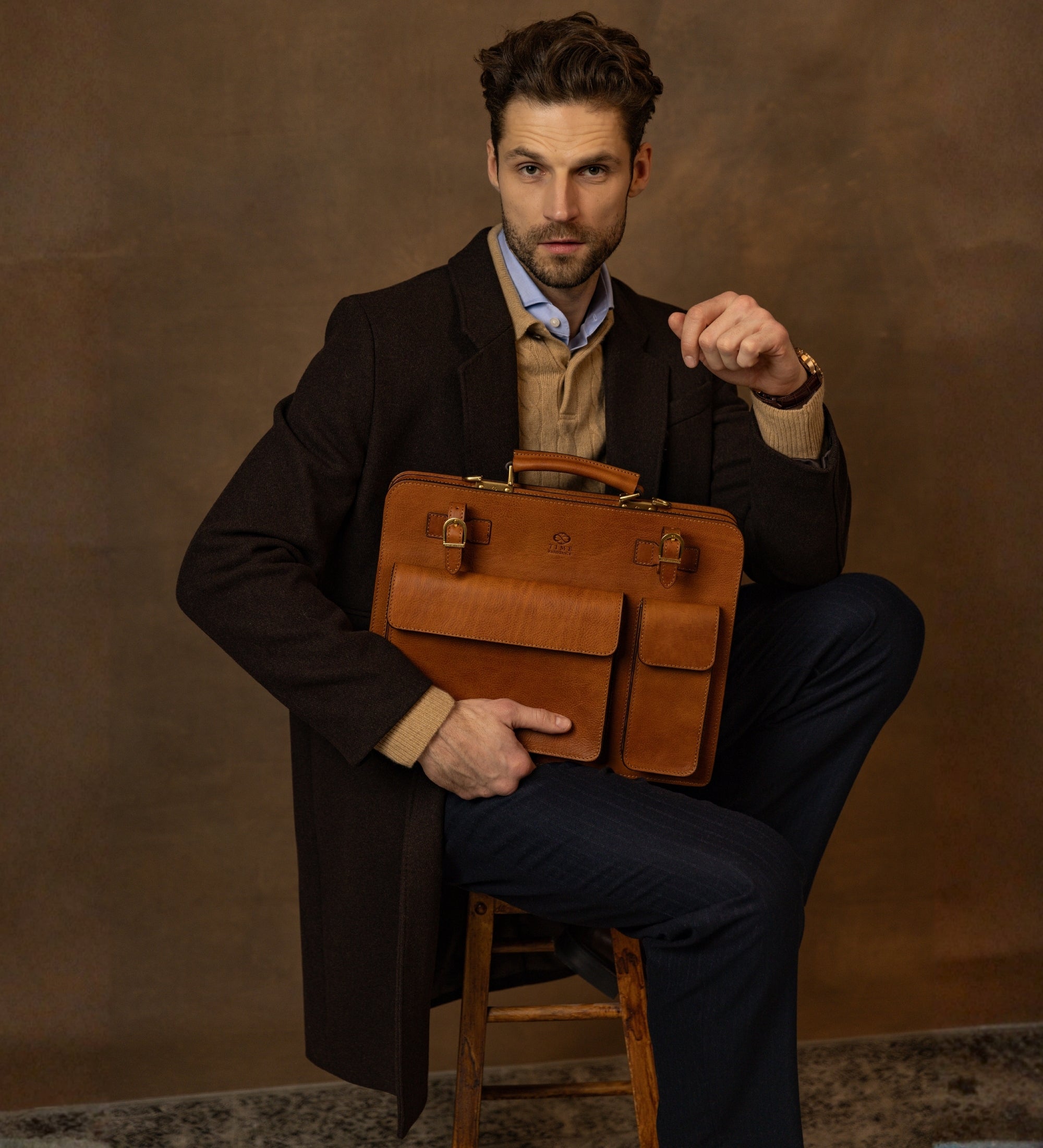Leather Satchel Bag Briefcase - The Prophet