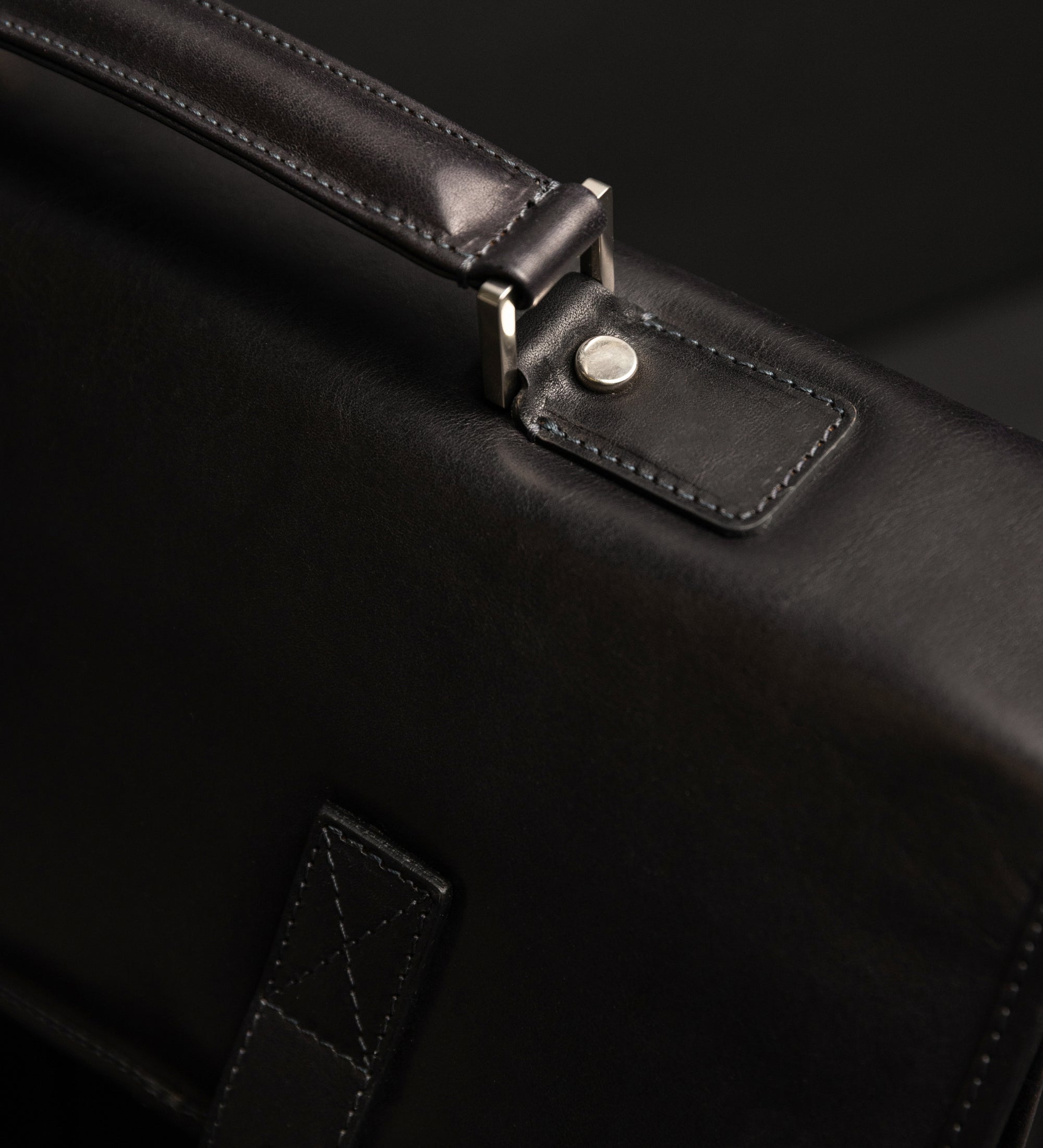 Leather Satchel Bag - The Time Machine