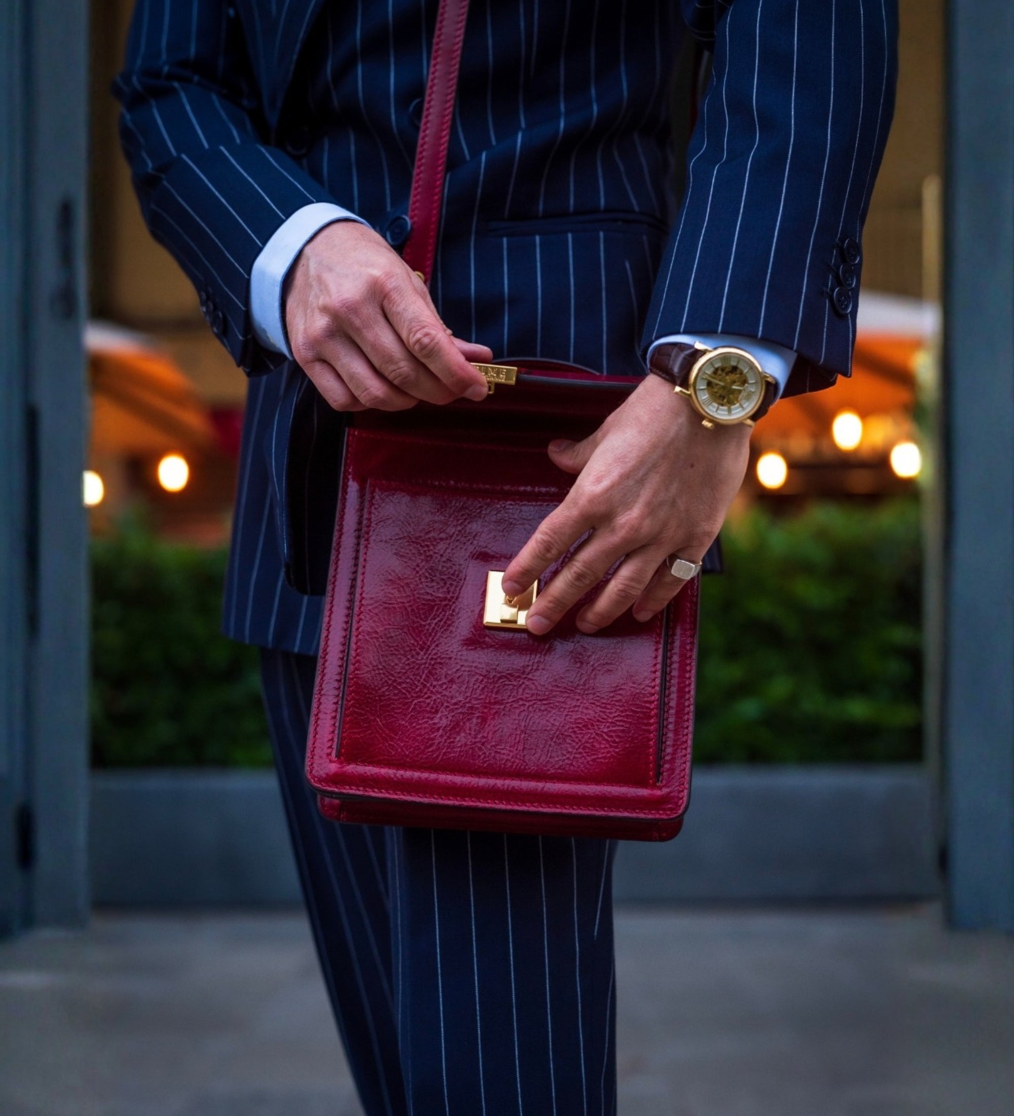 Small Leather Briefcase - Walden