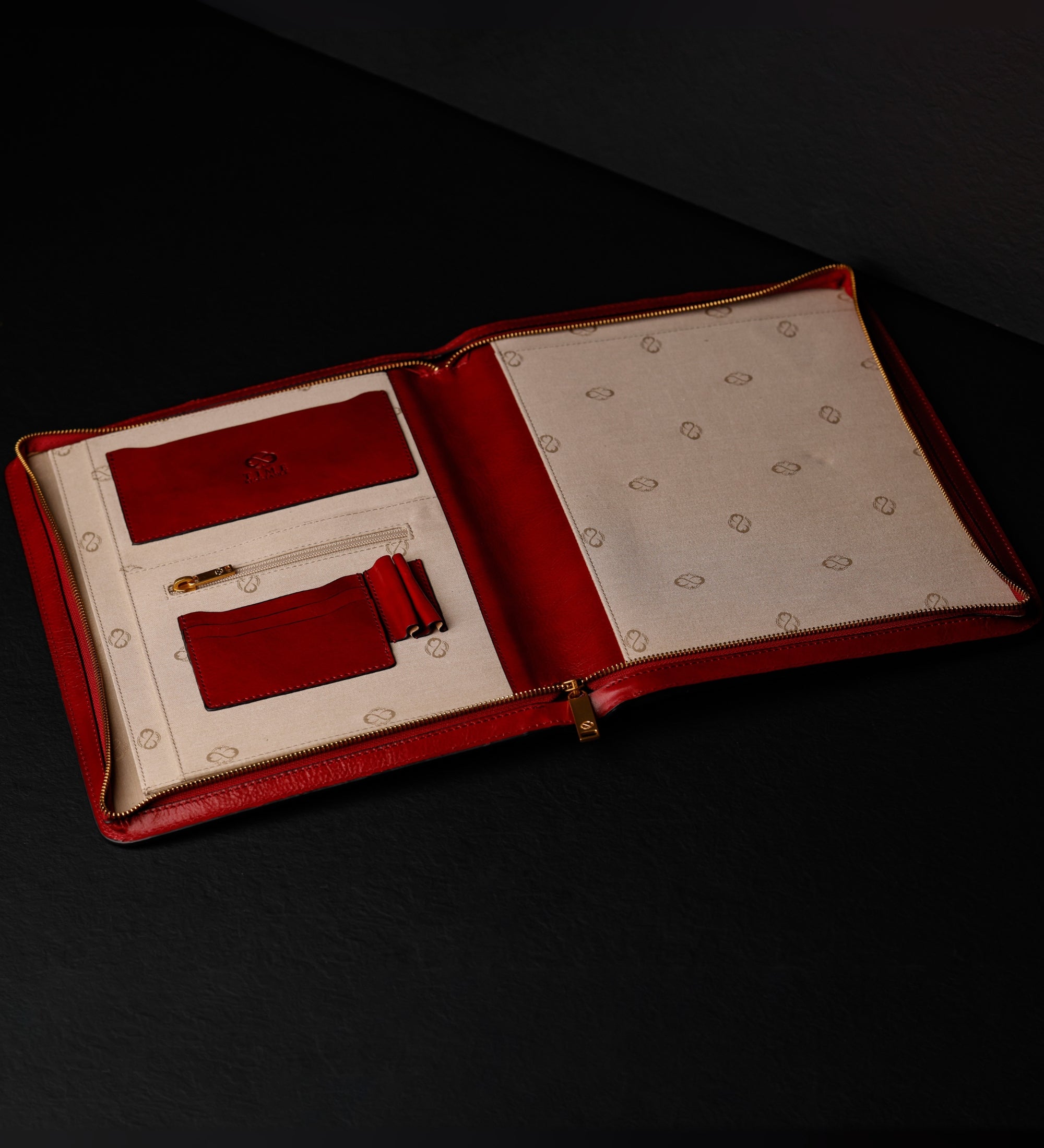 Leather A4 Documents Folder Organizer - Candide