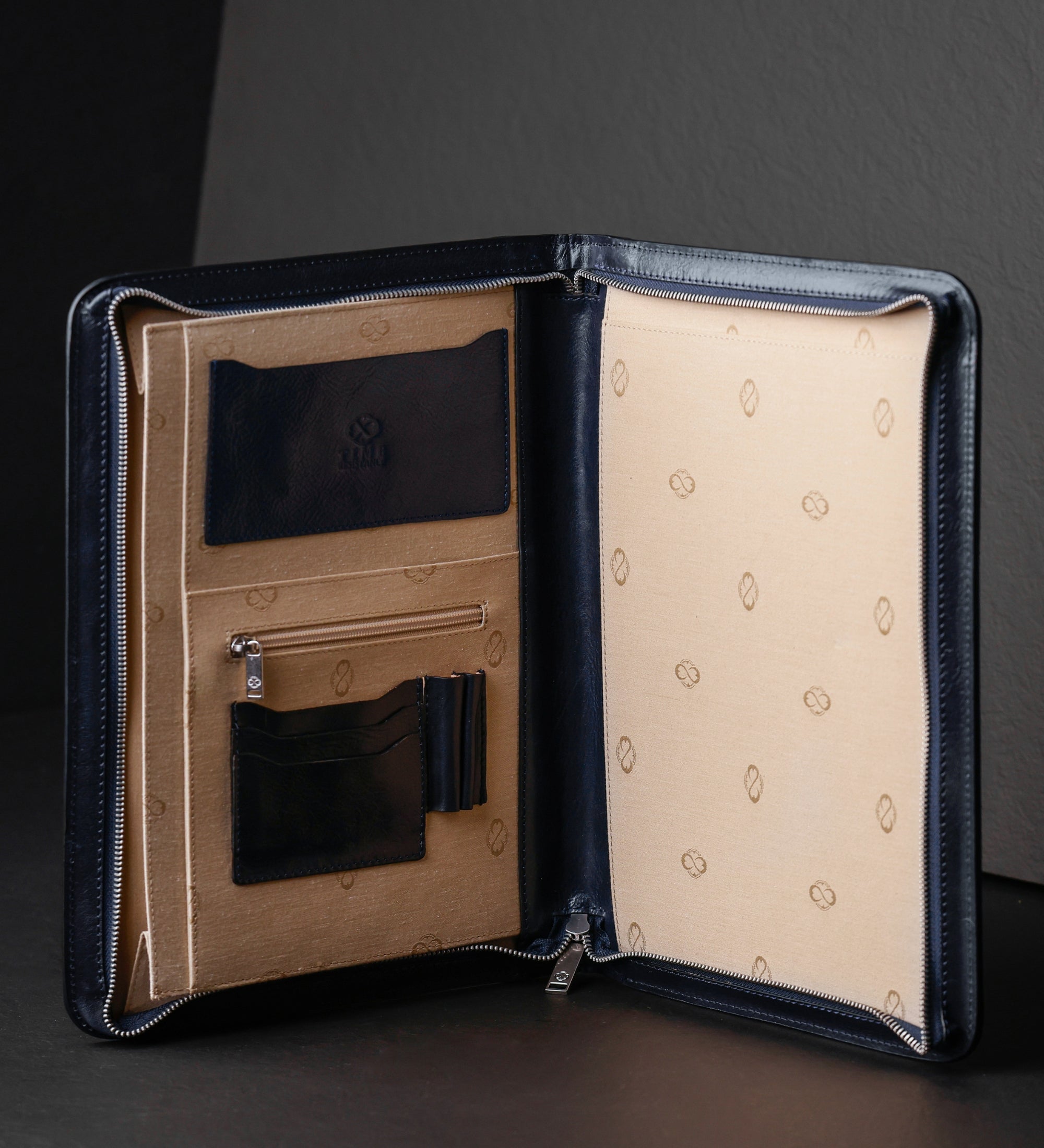 Leather A4 Documents Folder Organizer - Candide