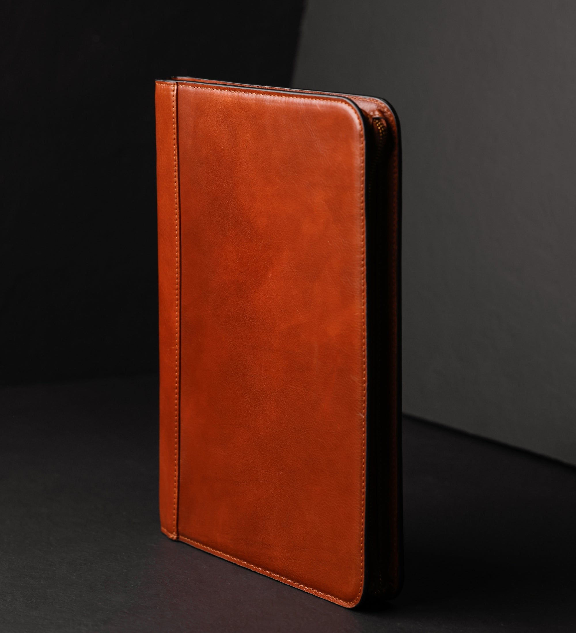 Womens Leather A4 Documents Folder Organizer - Candide