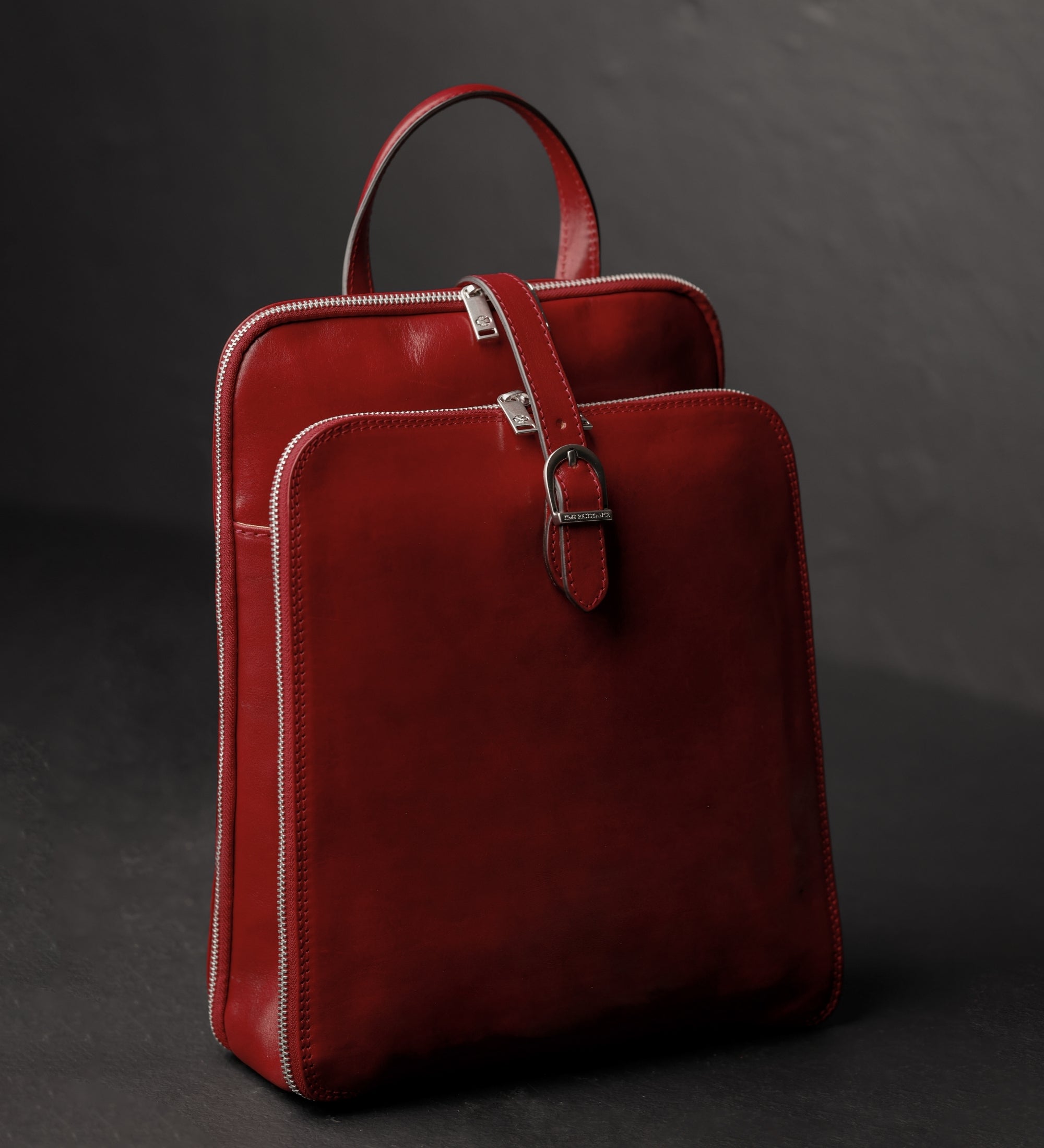 Womens Convertible Leather Backpack Shoulder Bag - Clarissa