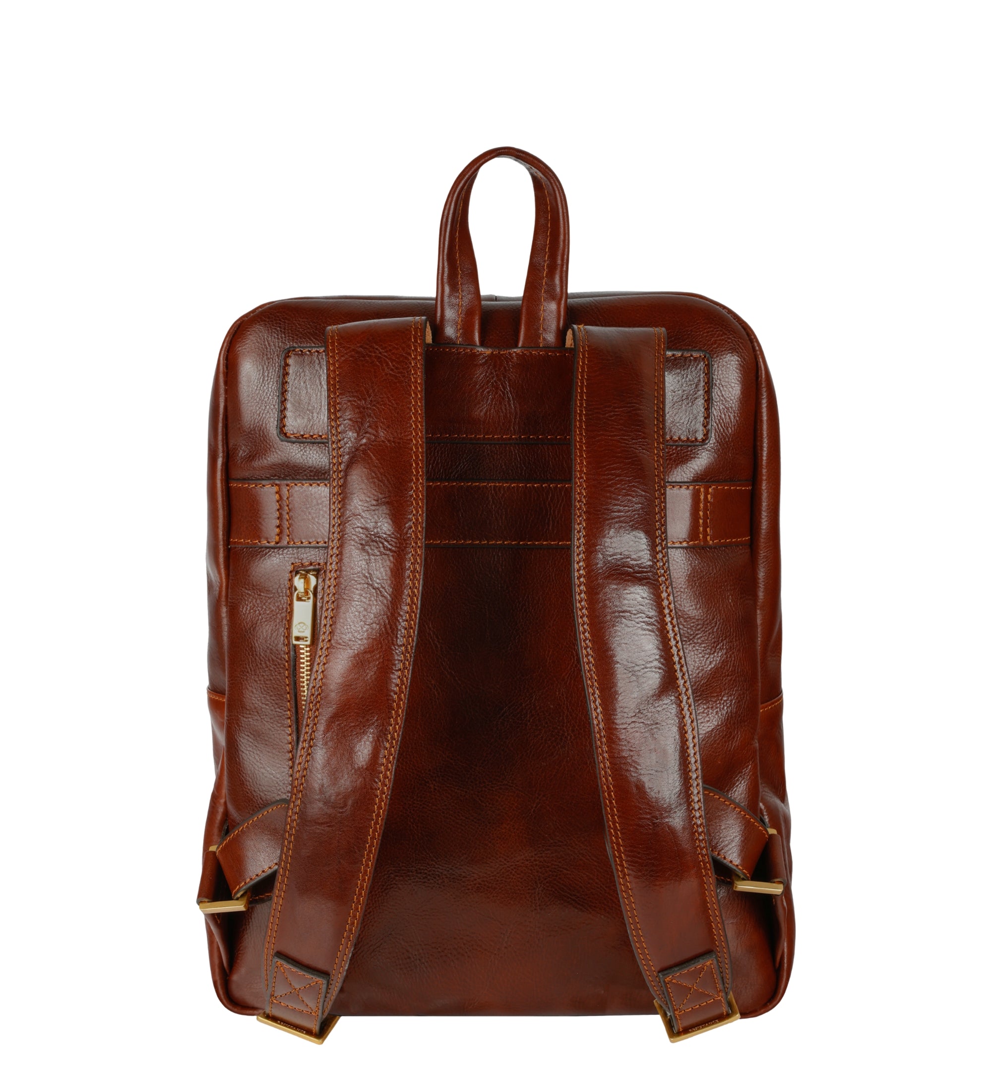 Womens Leather Backpack Travel Bag - The Divine Comedy