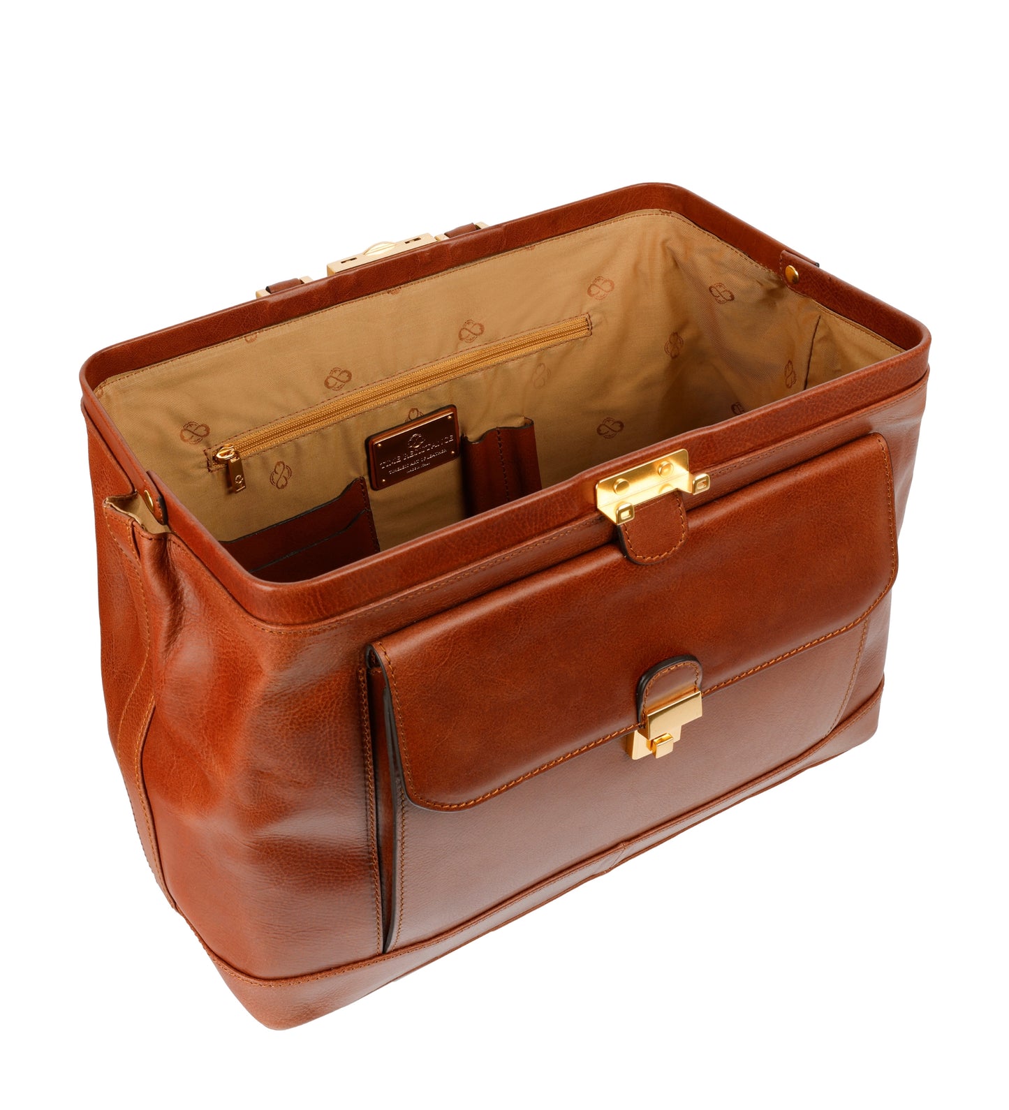 Large Italian Leather Doctor Bag for Women - Hamlet