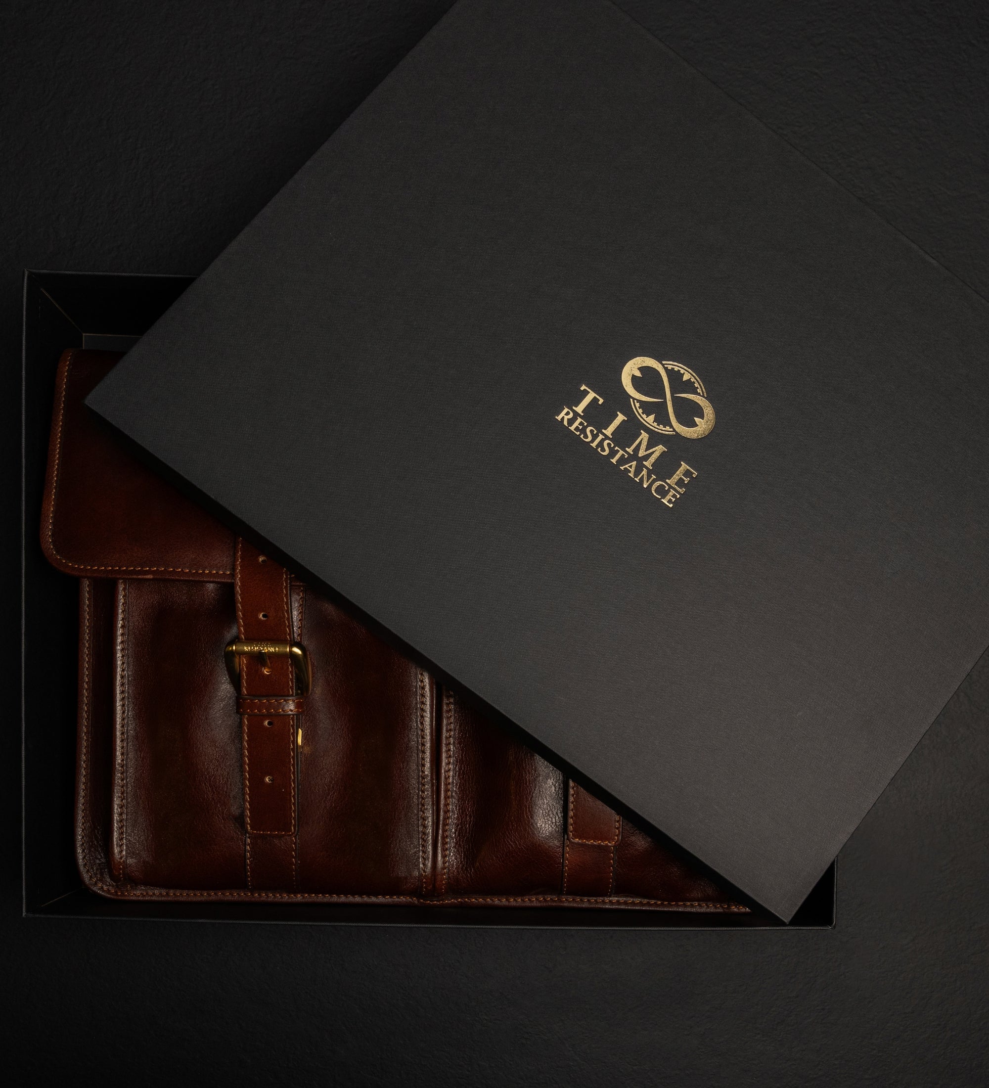 Leather Satchel Bag - The Time Machine