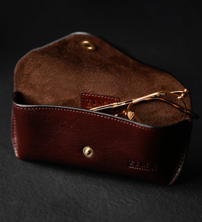 Leather Glasses Case - A High Wind In Jamaica