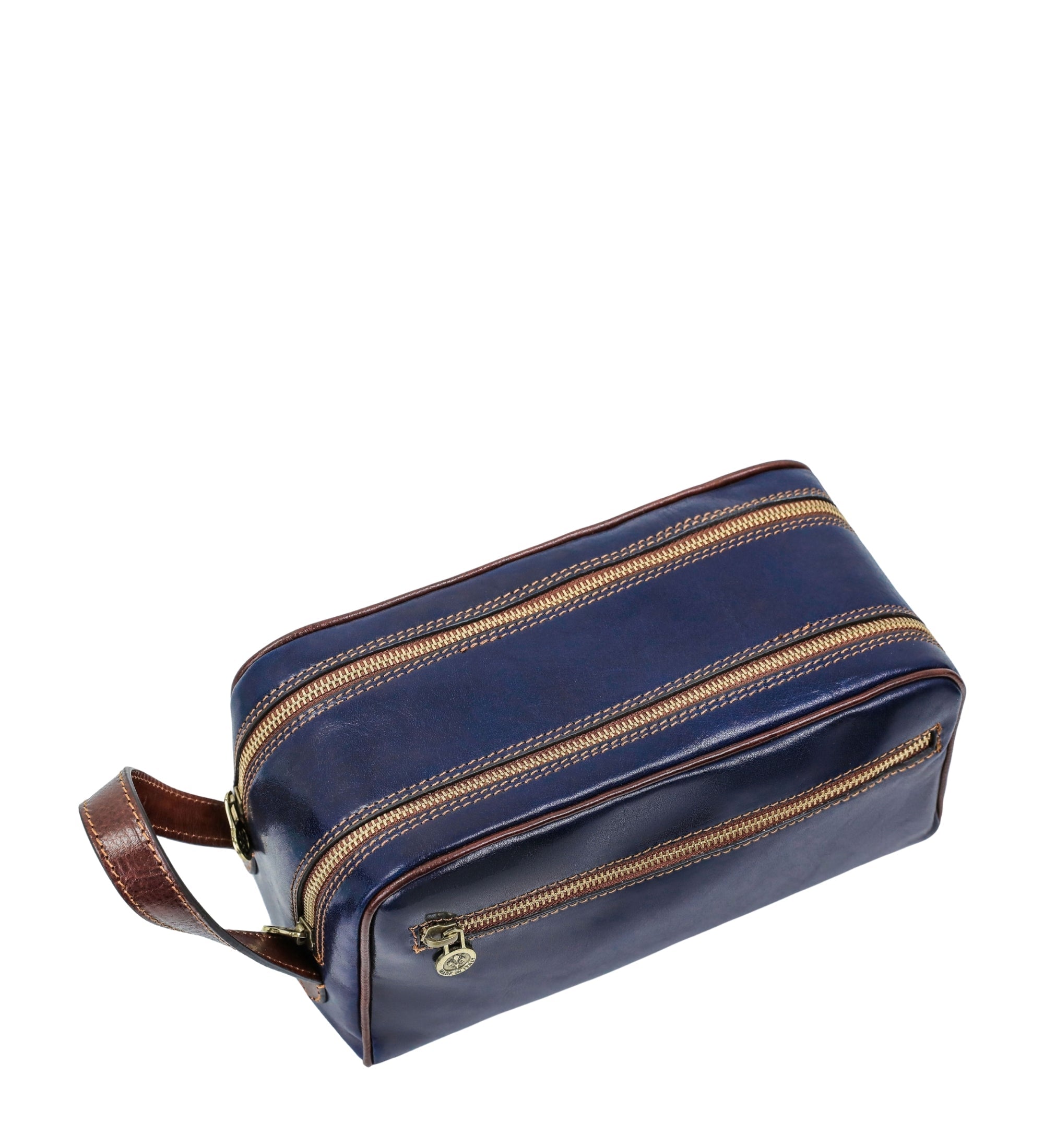 Leather Cosmetic Bag Dopp Kit - All the Kings Men