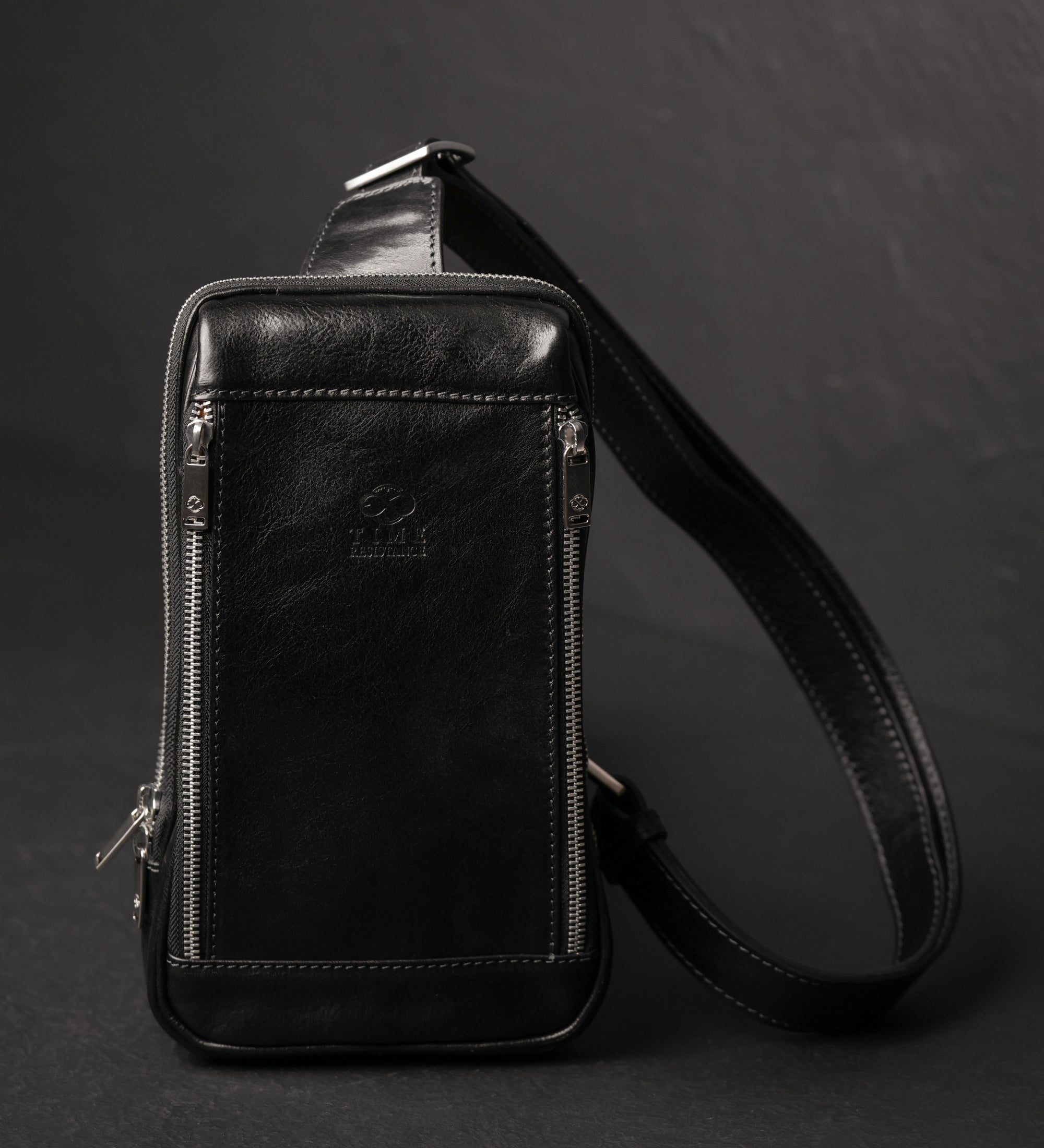 Leather Sling Bag Chest Bag - Kim