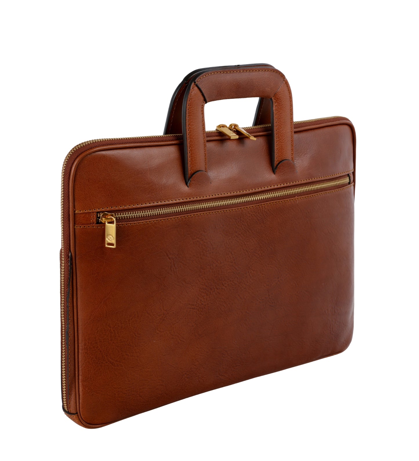 Womens Leather Briefcase Laptop Bag - Brave New World