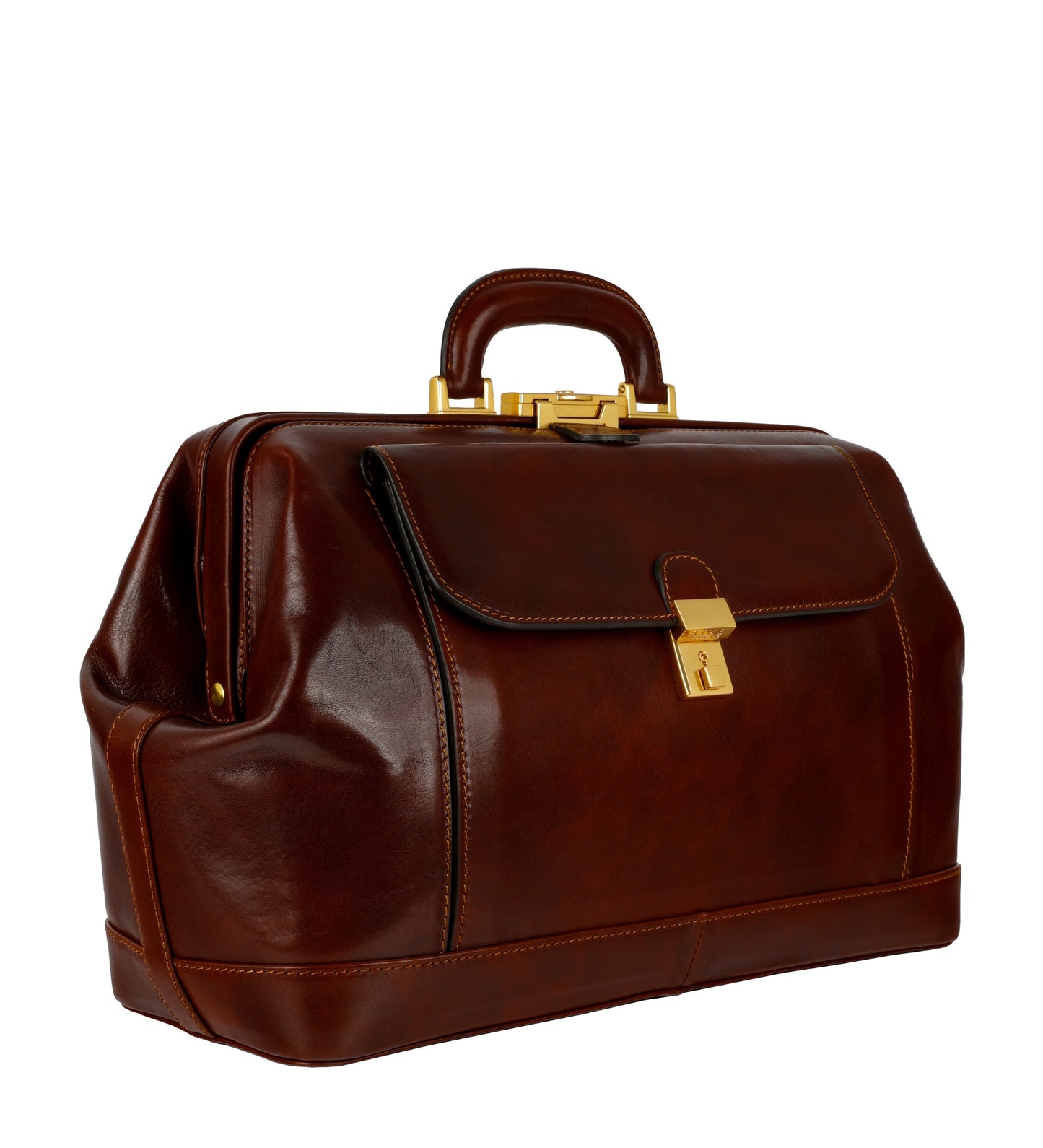 Large Italian Leather Doctor Bag for Women - Hamlet