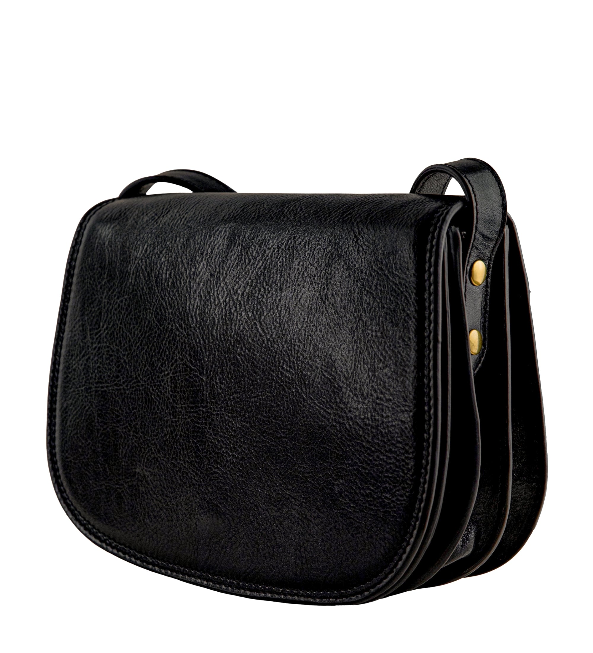 Leather Saddle Bag Cross Body Bag for Women - Moonfleet