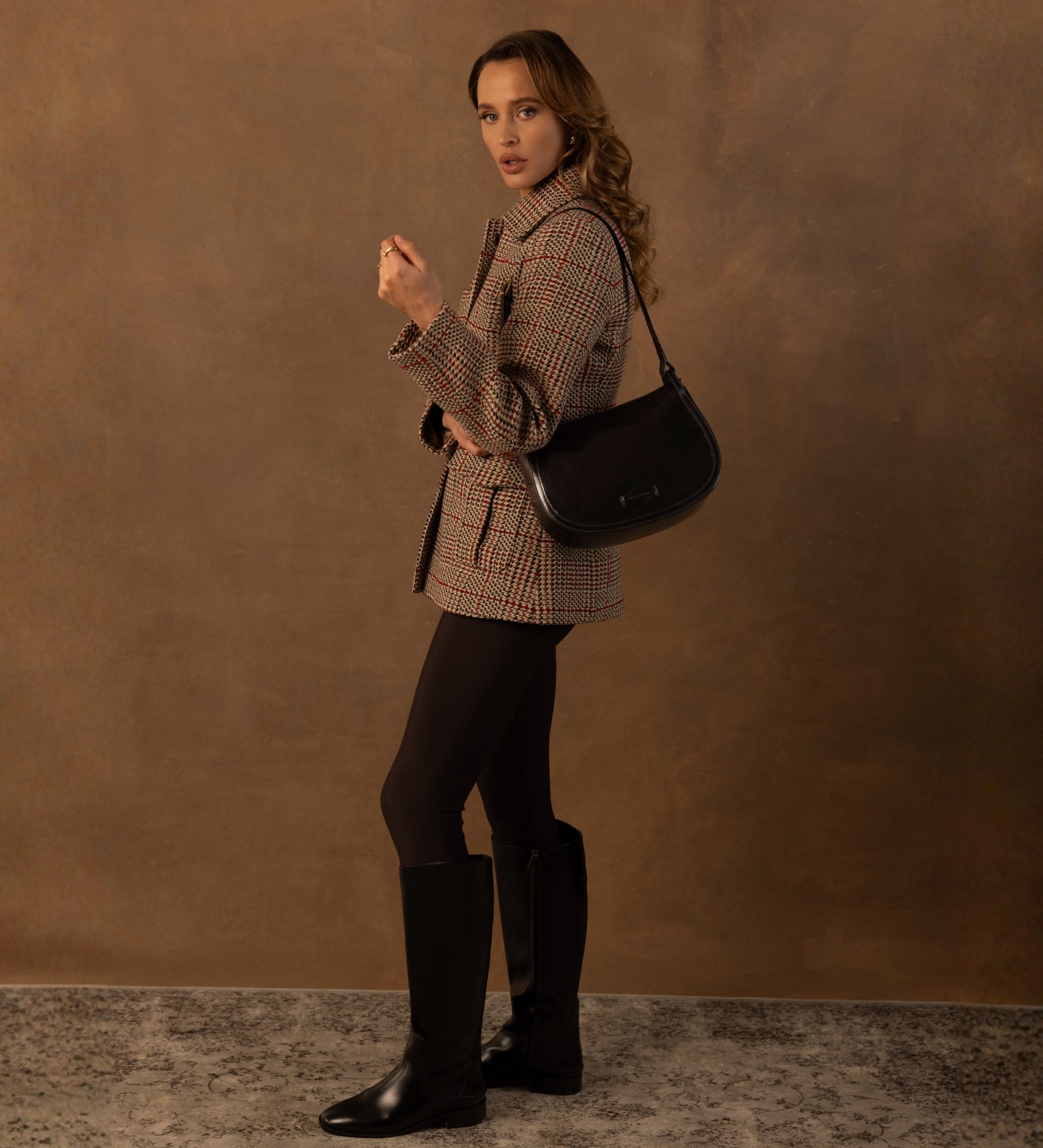 Leather Hobo Bag for Women - La Noia