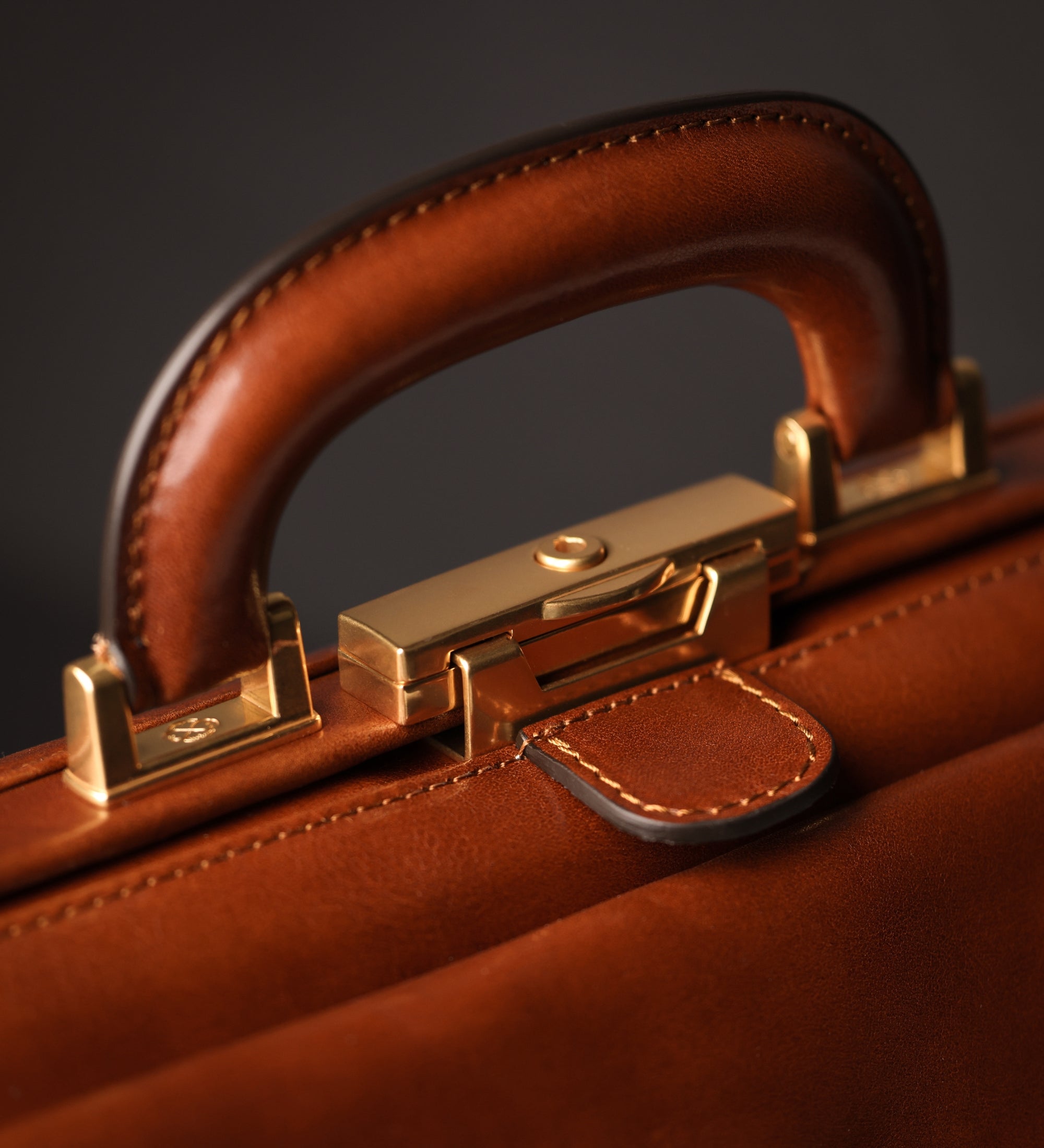 Large Italian Leather Doctor Bag for Women - The Master and Margarita