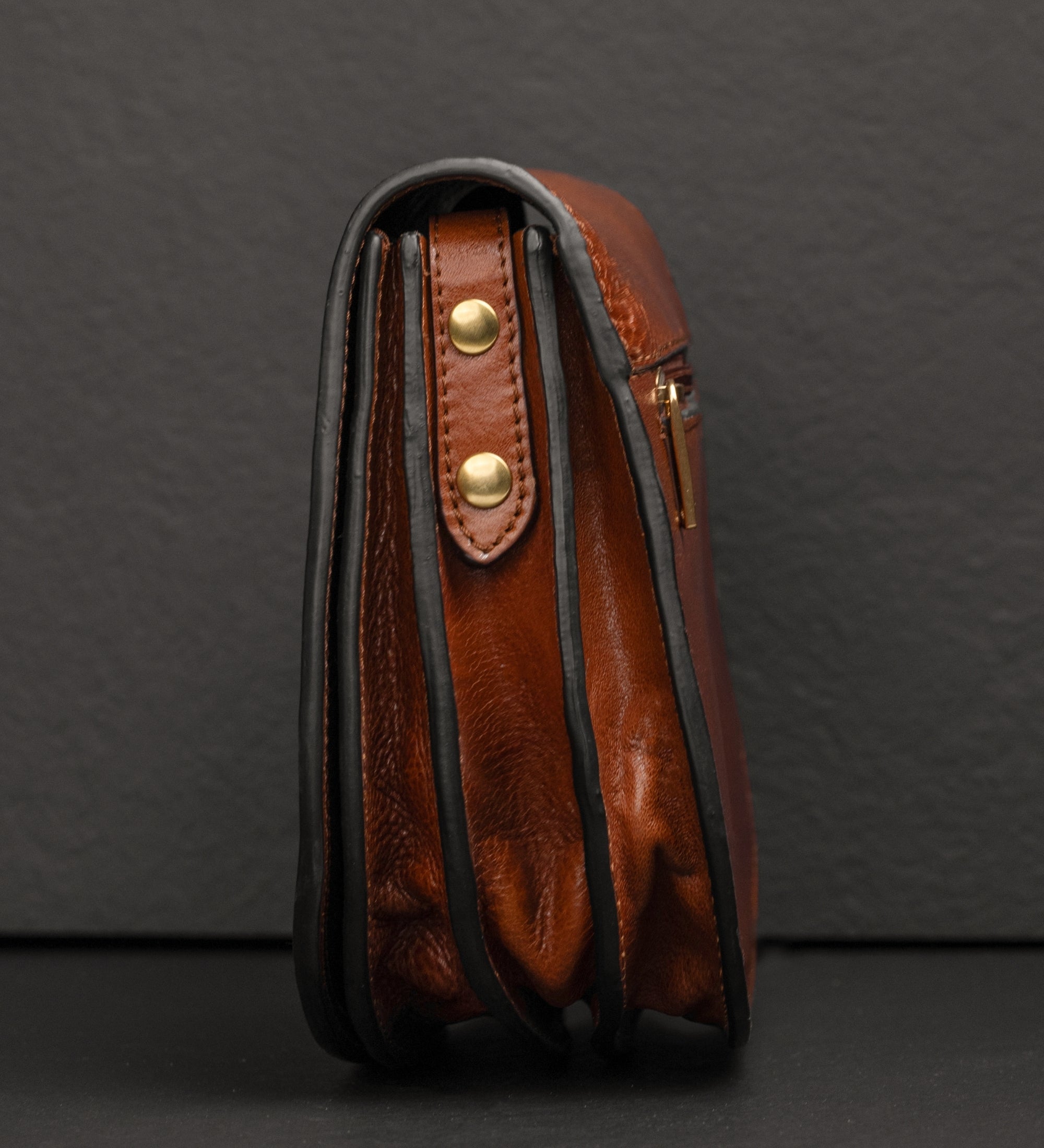 Leather Saddle Bag Cross Body Bag for Women - Moonfleet
