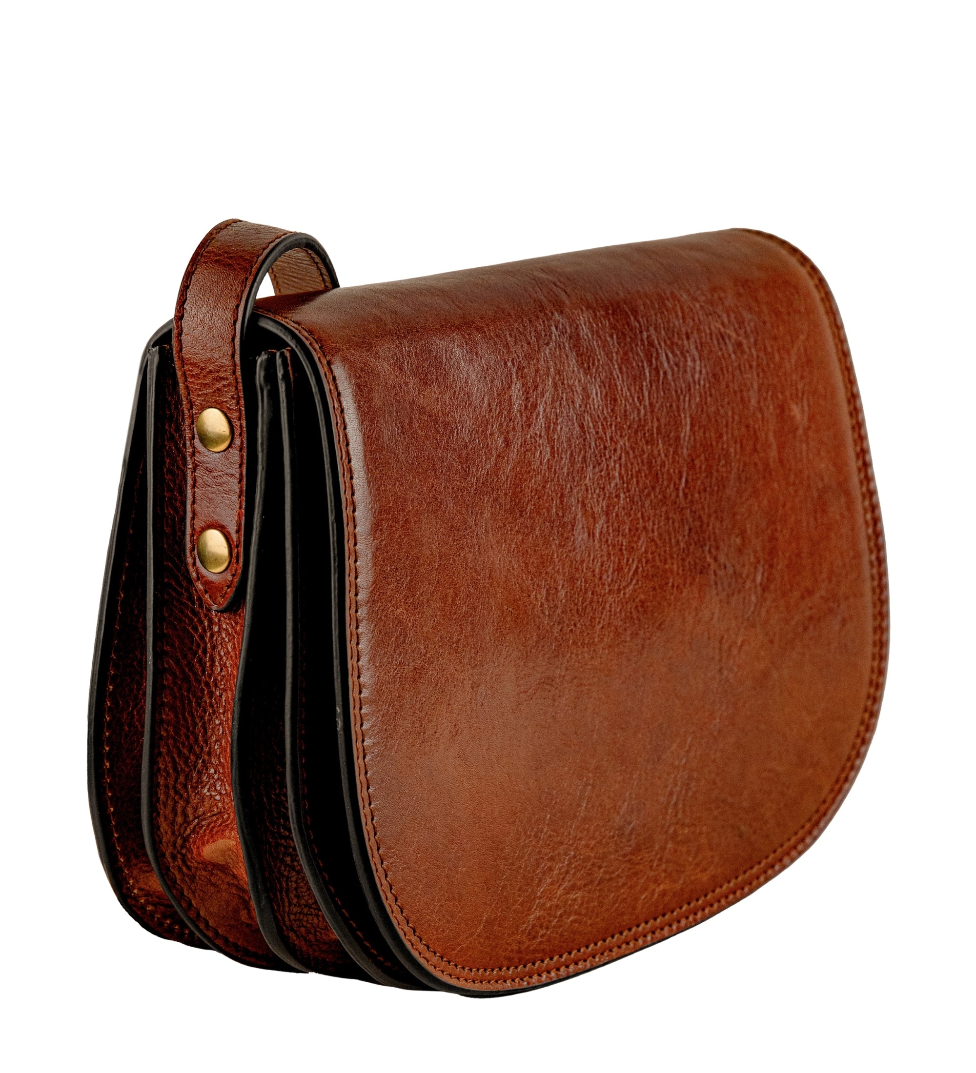 Leather Saddle Bag Cross Body Bag for Women - Moonfleet