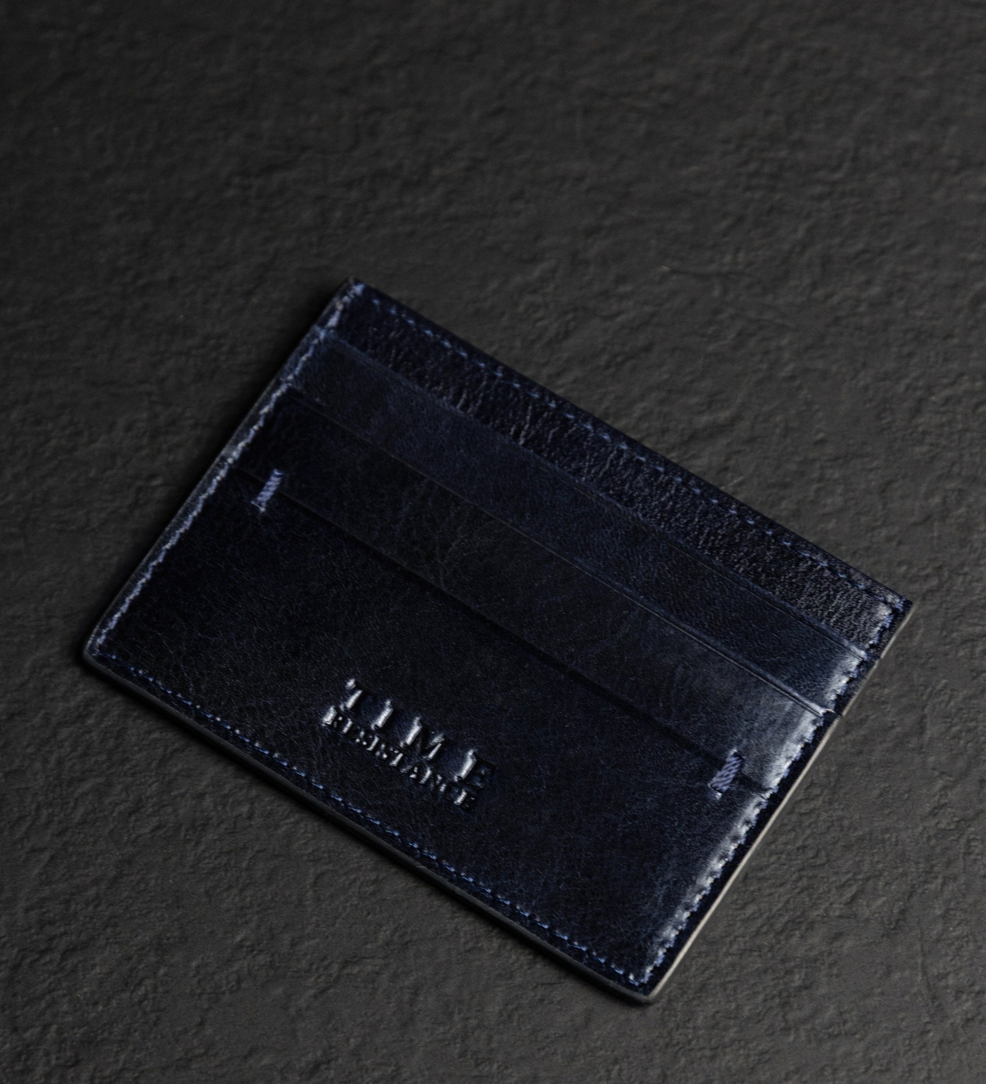 Womens Leather Credit Card Case Business Card Case - Fireflies