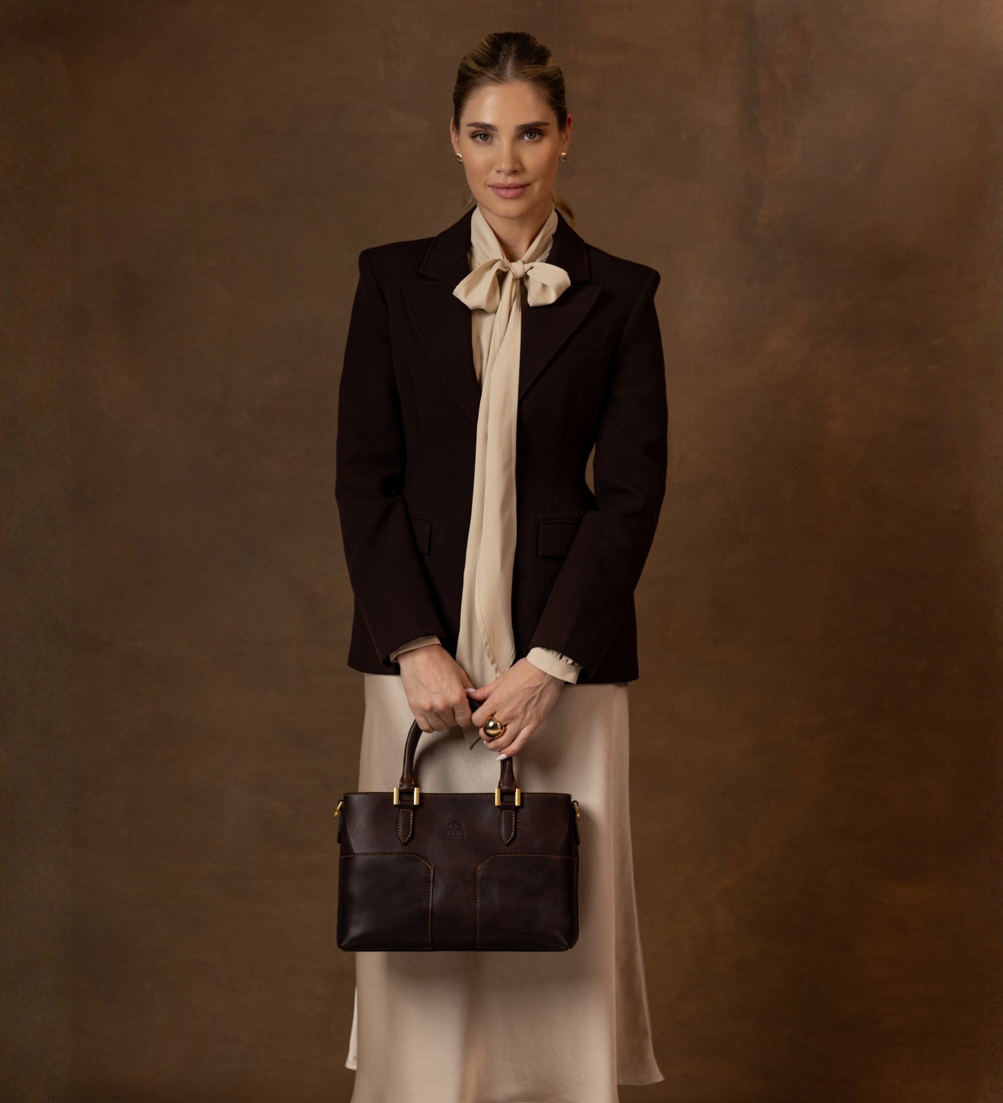 Womens Leather Handbag Shoulder Bag - Camilla