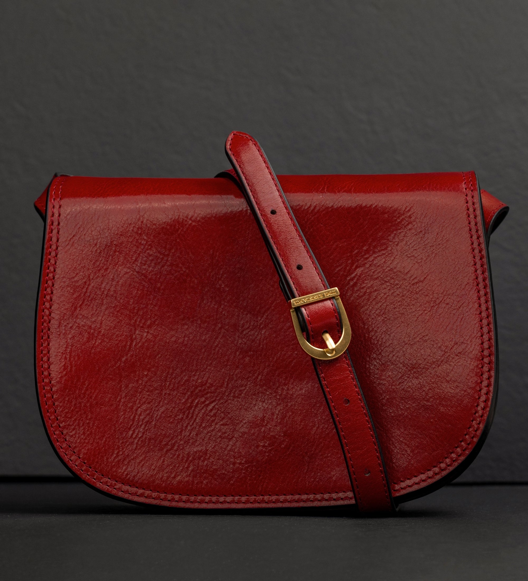 Leather Saddle Bag Cross Body Bag for Women - Moonfleet