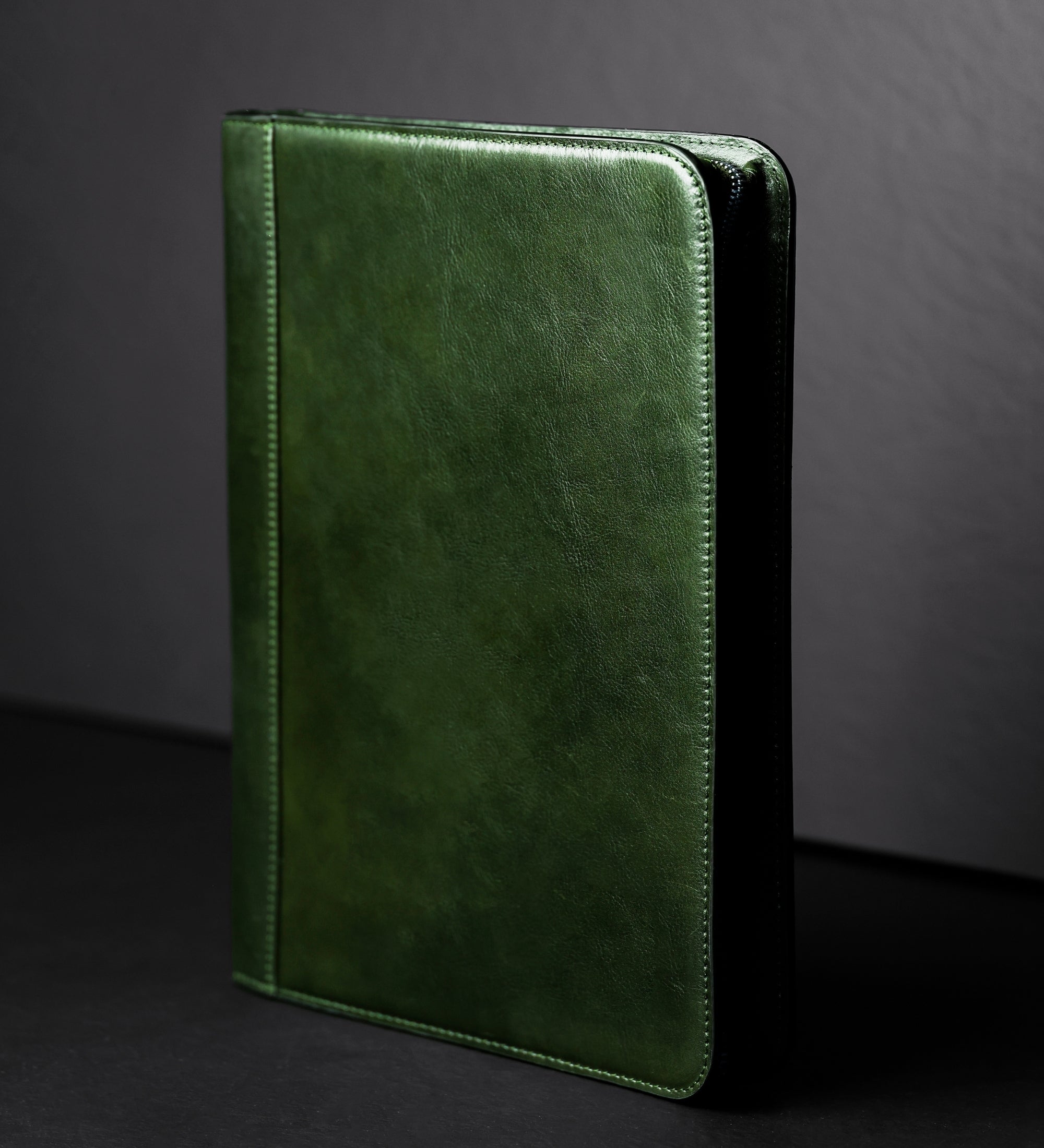 Womens Leather A4 Documents Folder Organizer - Candide