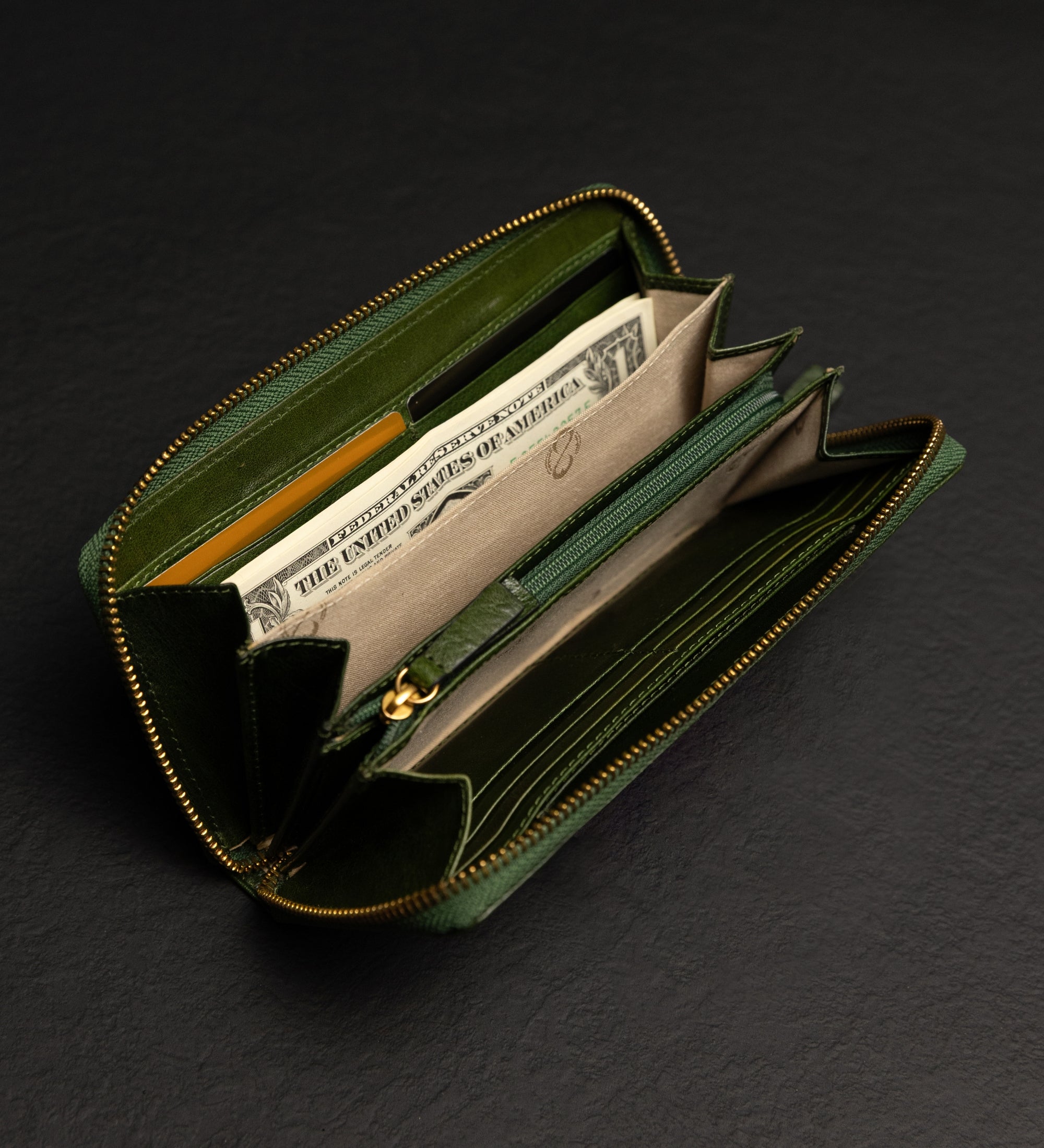 Women’s Leather Continental Wallet - Excellent Women