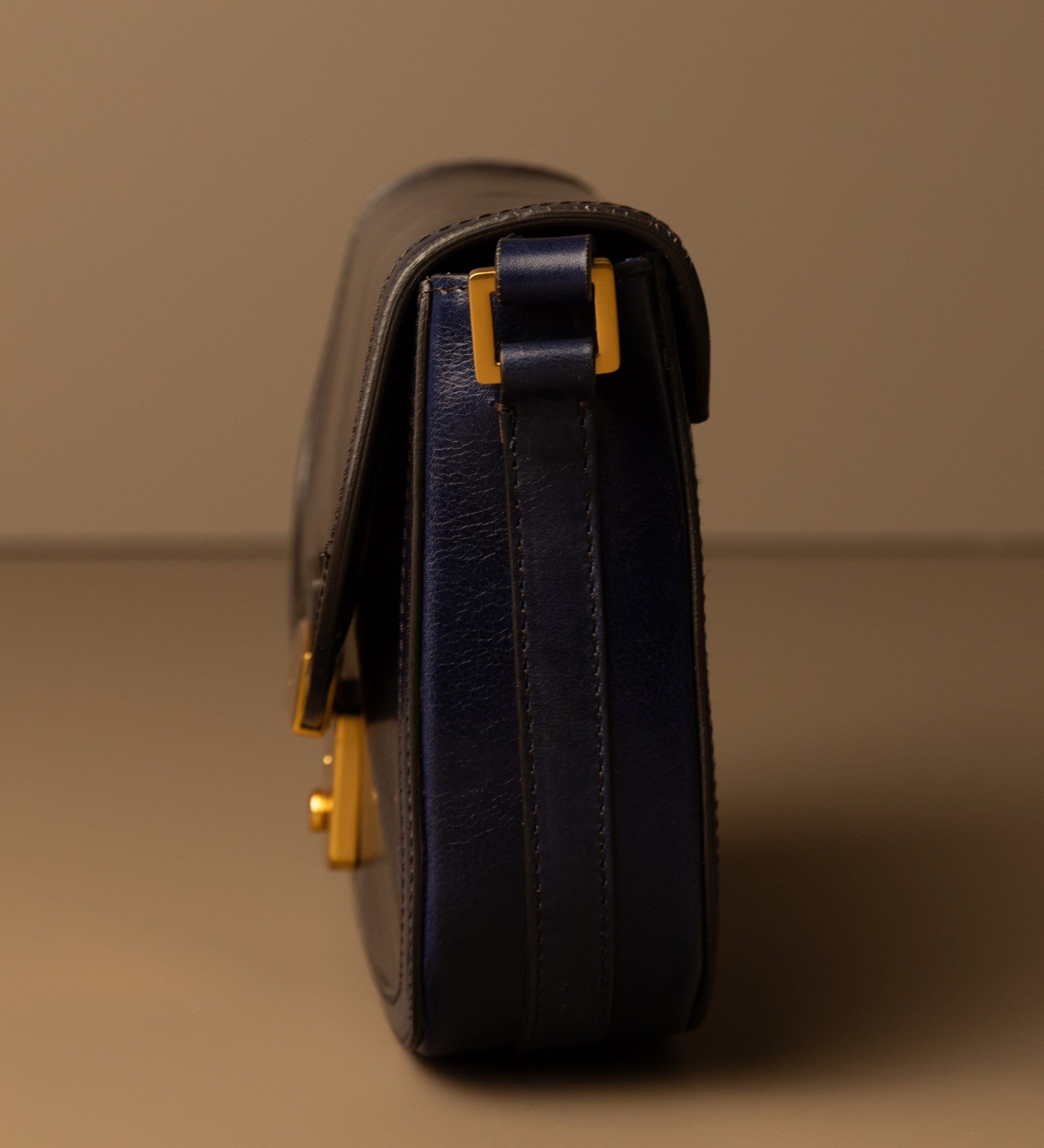 Womens Leather Saddle Bag - Secrets