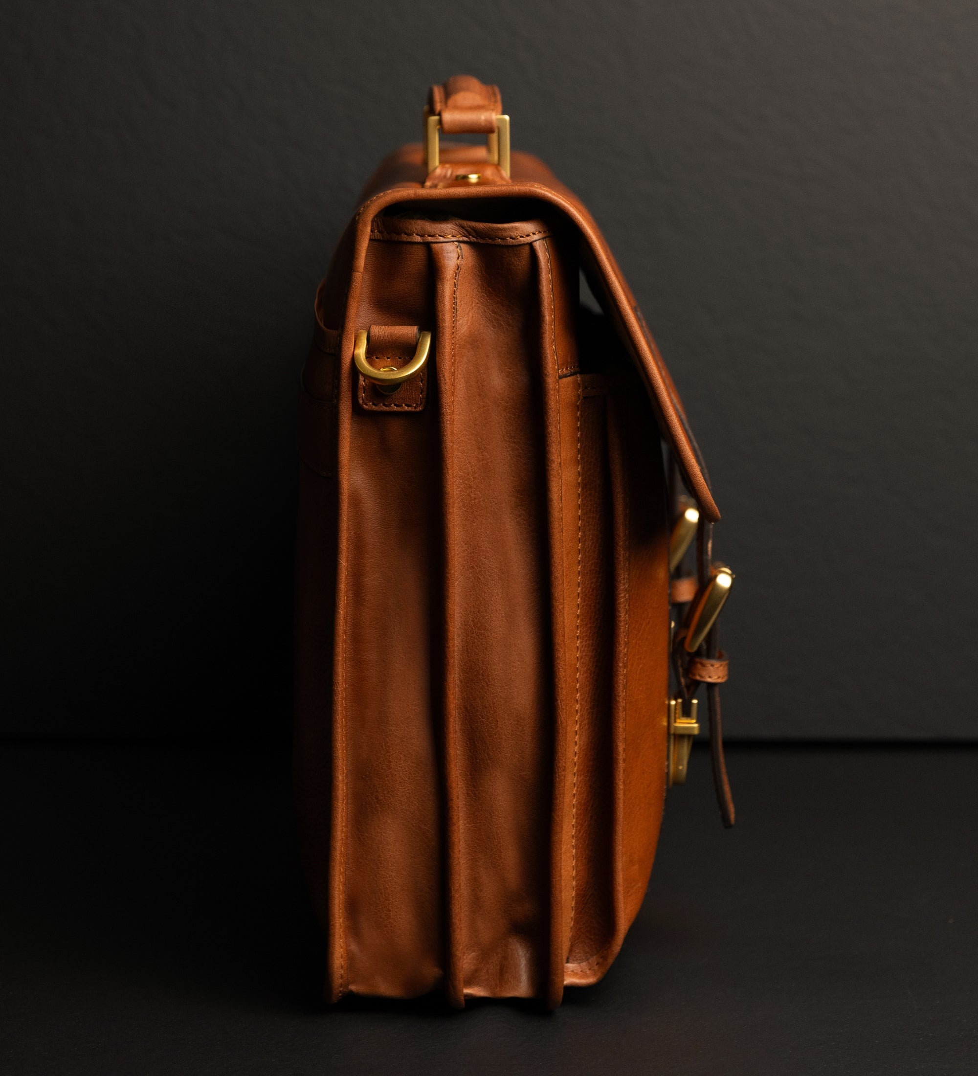 Leather Satchel Bag - The Time Machine