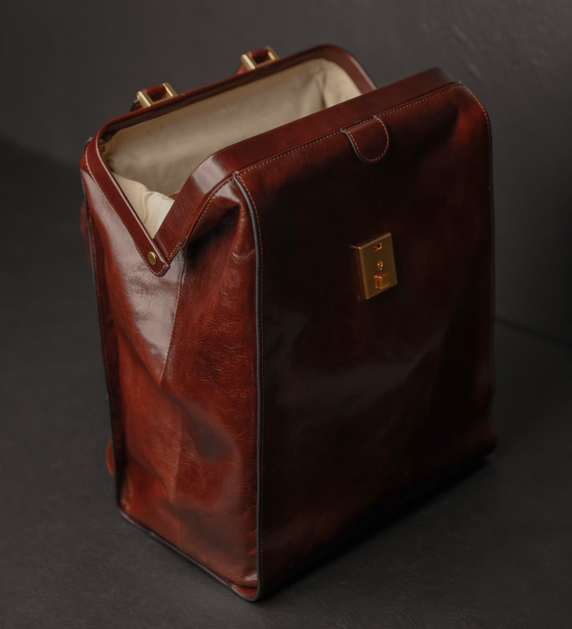 Leather Backpack - A Brief Story of Time