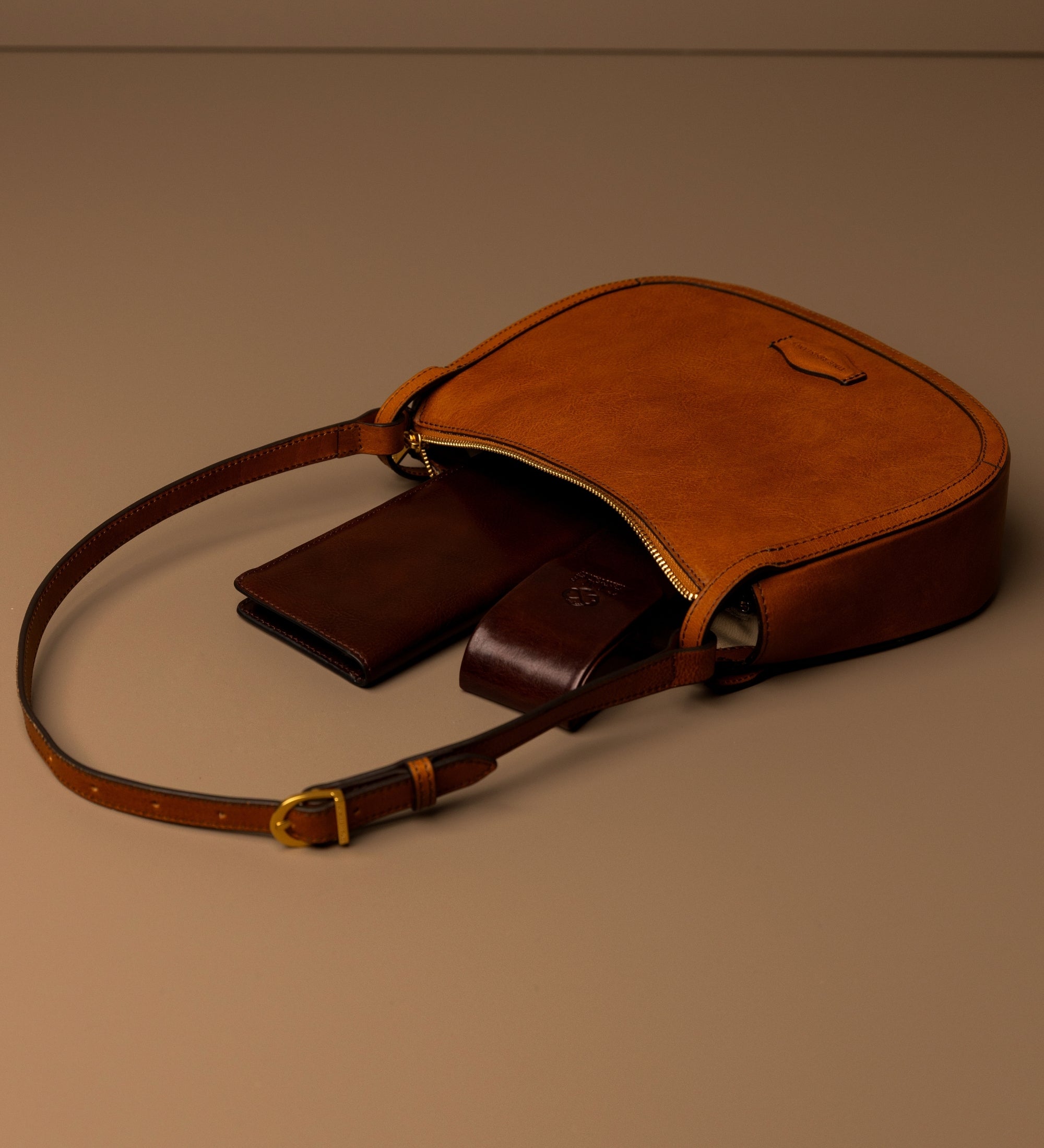 Leather Hobo Bag for Women - La Noia