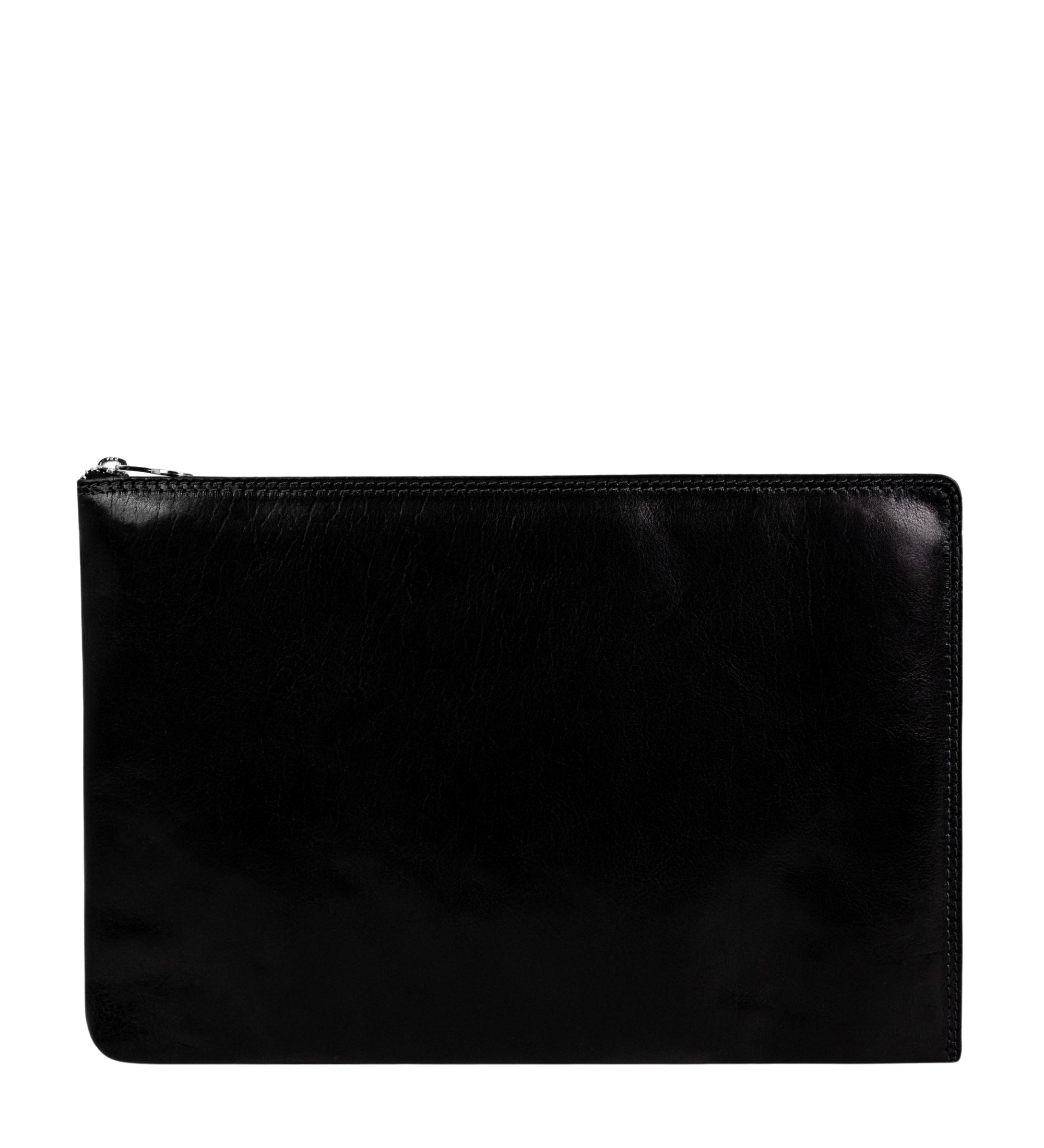 Large Leather Mens Clutch Purse - The Brothers Karamazov