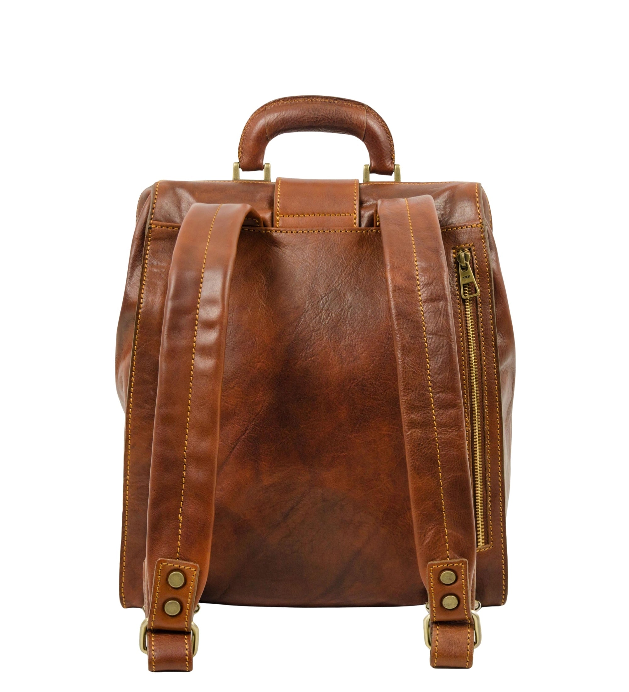 Leather Backpack - A Brief Story of Time